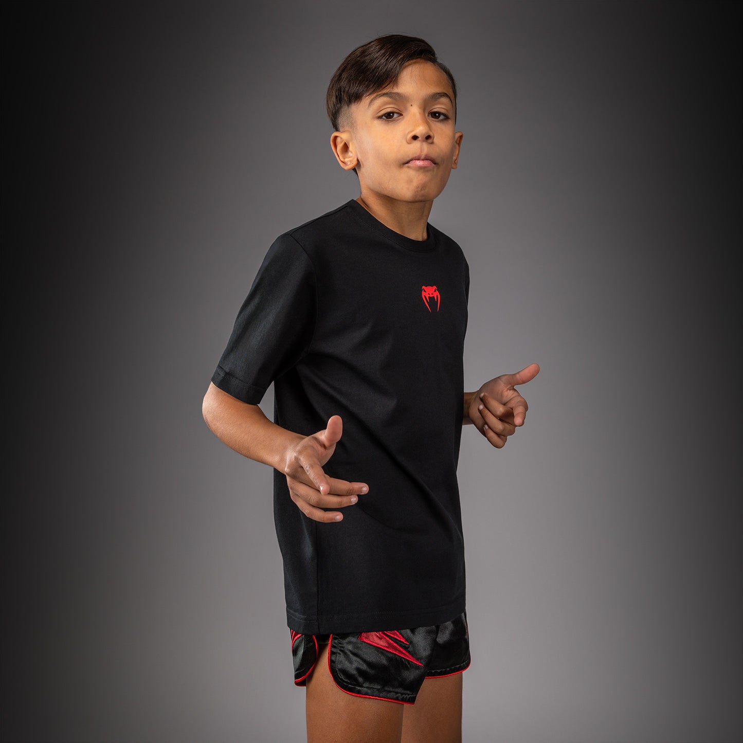 T-shirt en Coton Pour Enfant Venum Attack - Noir/Rouge