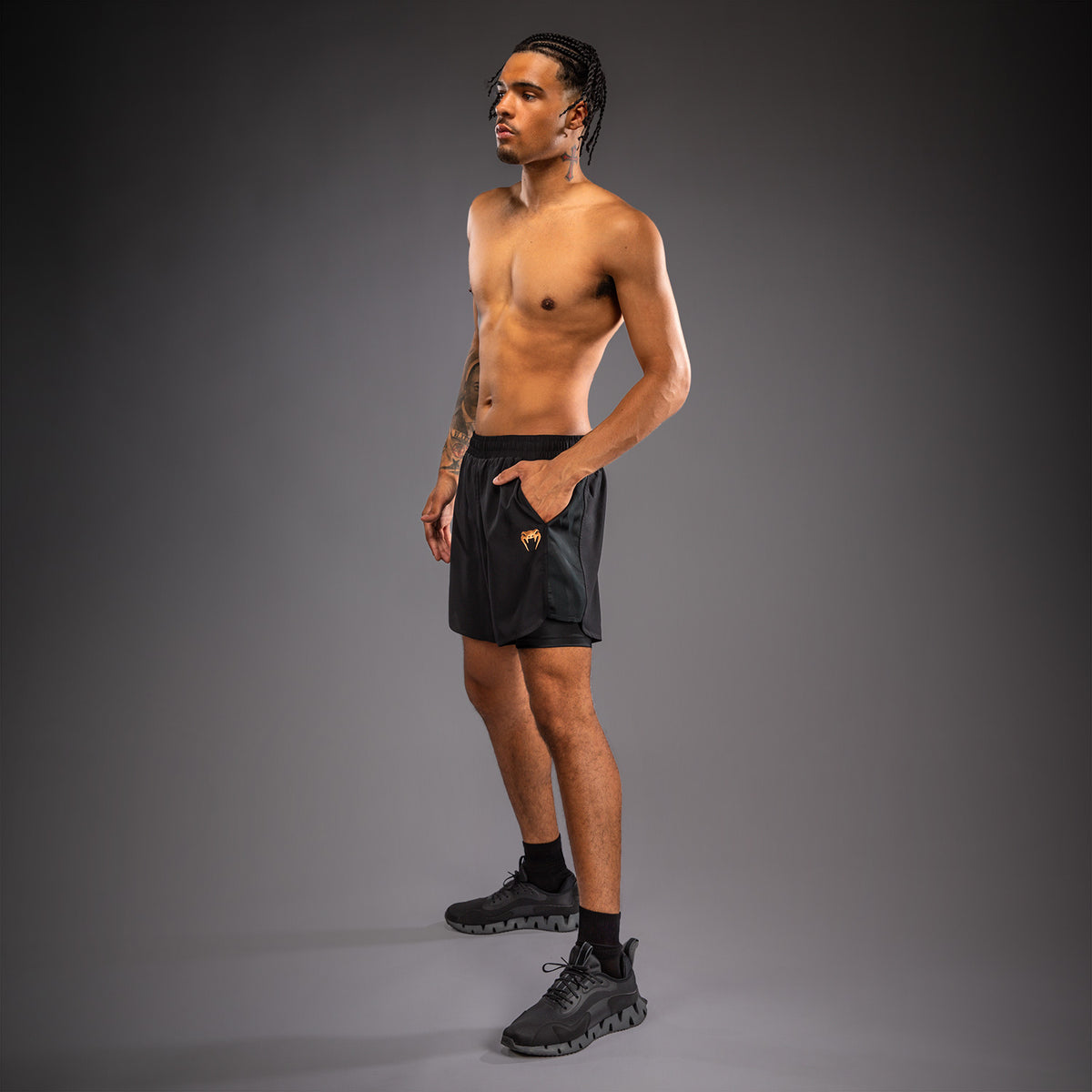 Short d’entraînement Venum G-Fit Revolution - Noir/Cuivre