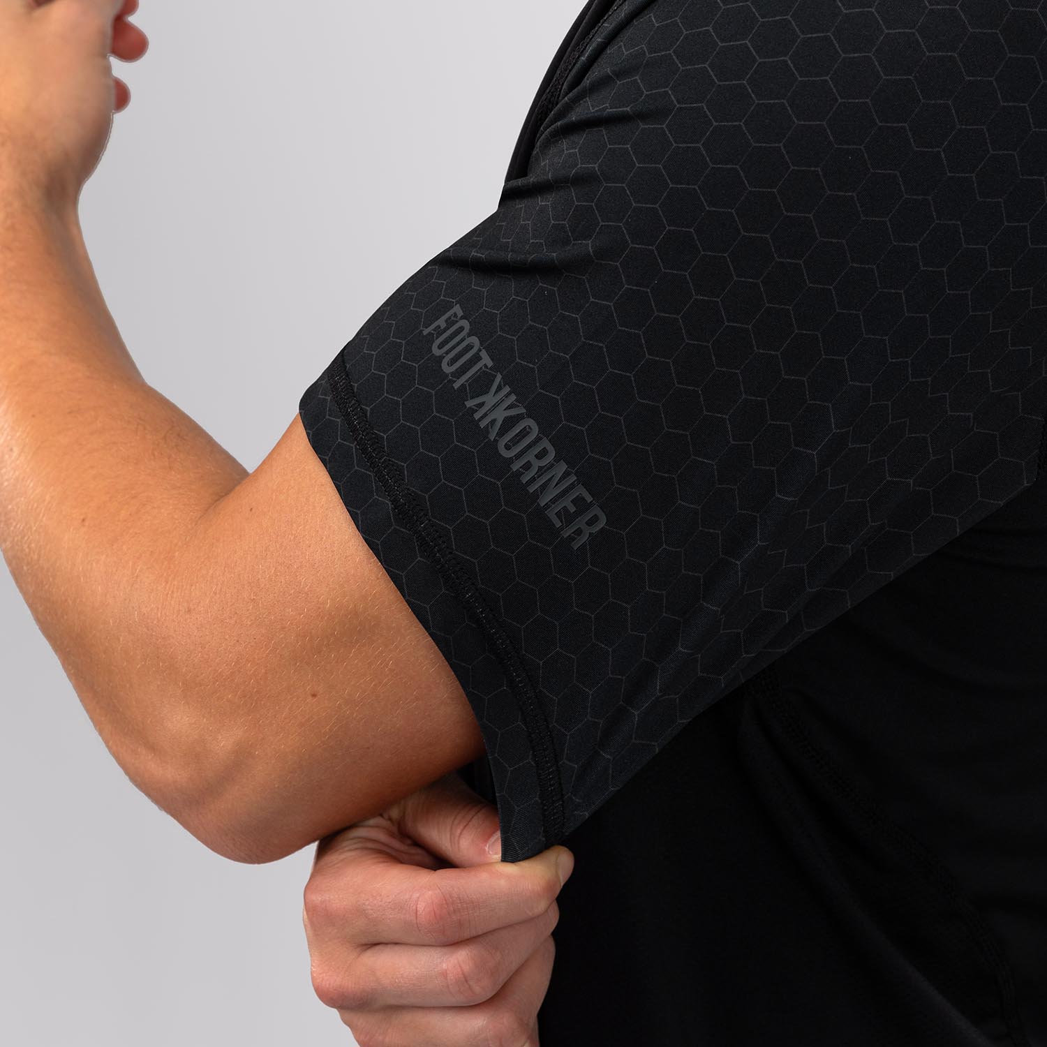 T-shirt Dry Tech Foot Korner x Venum Hexagon MMA Noir/Argent - product-type_T-Shirts Dry Tech