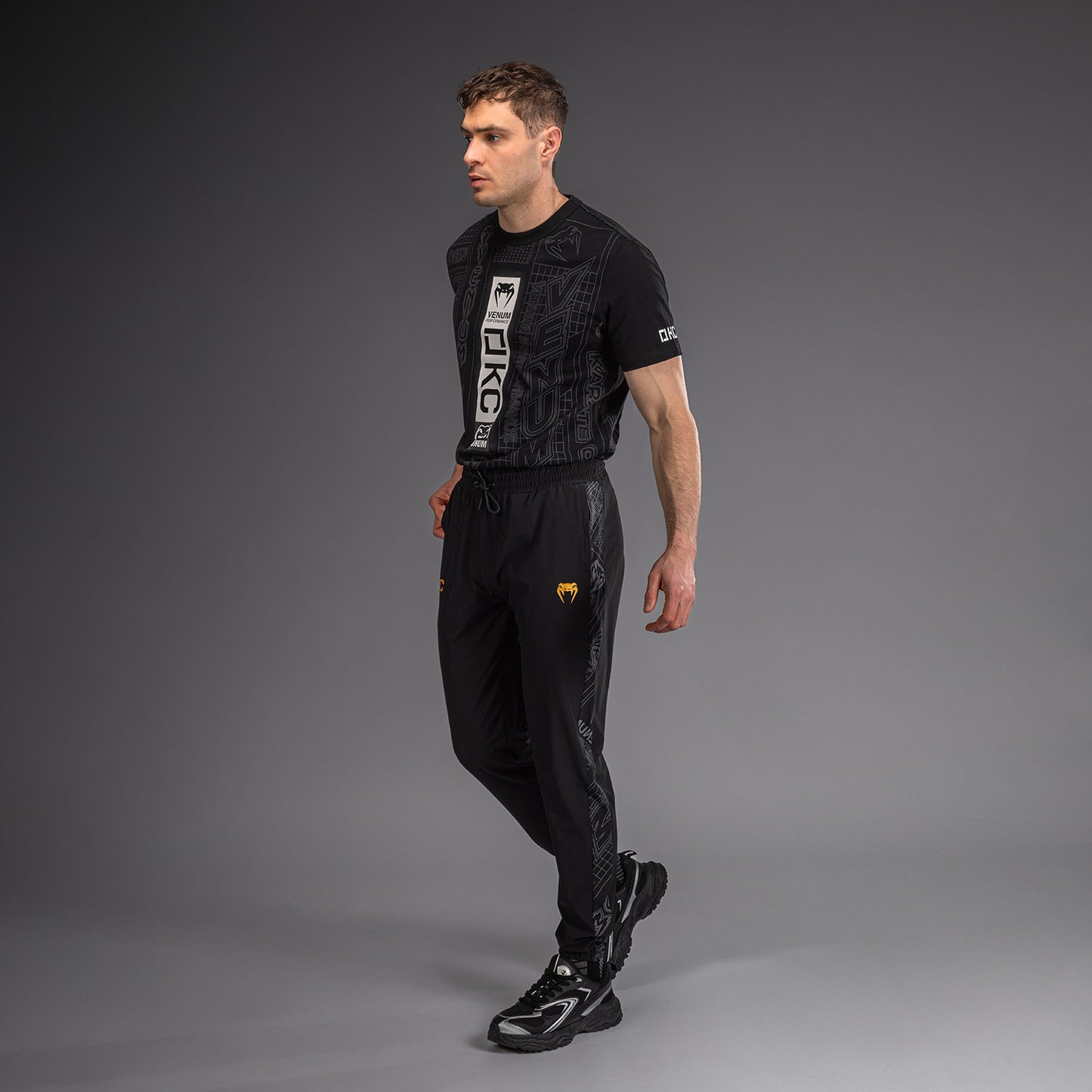 Pantalon de Jogging Karate Combat by Venum – Noir/Gris - product-type_Pantalons de jogging