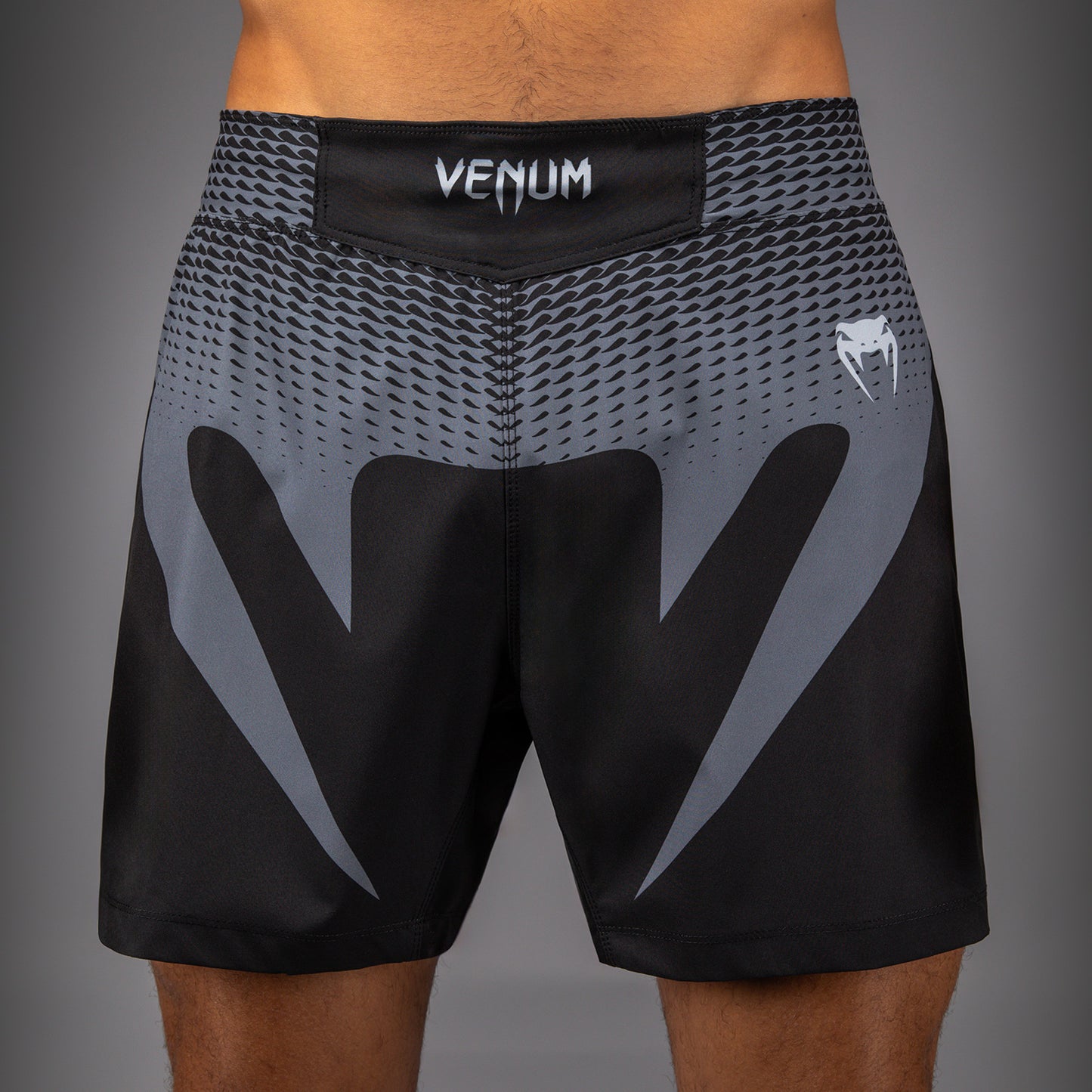 Short de Combat Venum No Gi - Noir/Gris Argenté