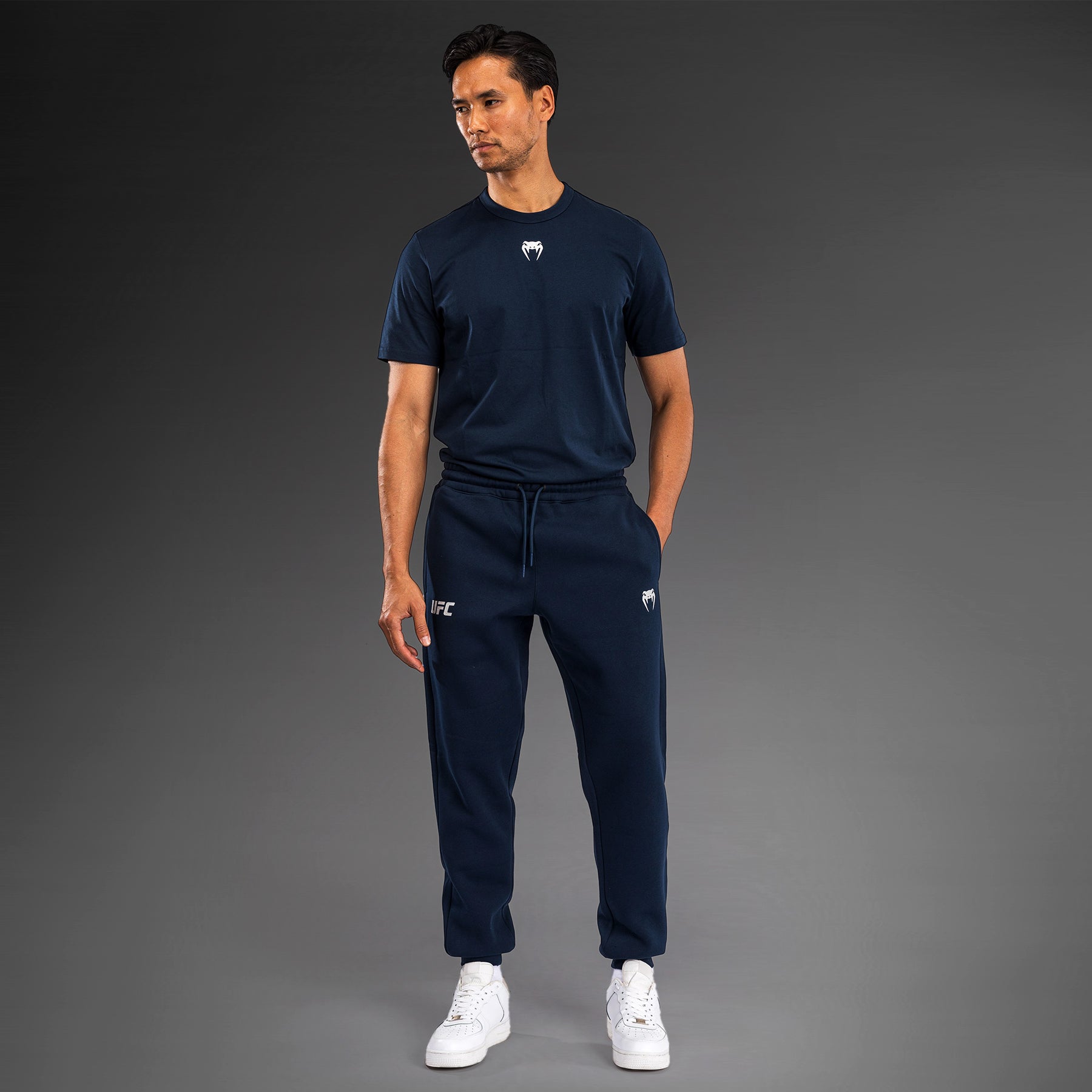 Pantalon en Coton pour Hommes UFC Fusion by Venum Fight Week - Bleu Océanique - product-type_Pantalons de jogging
