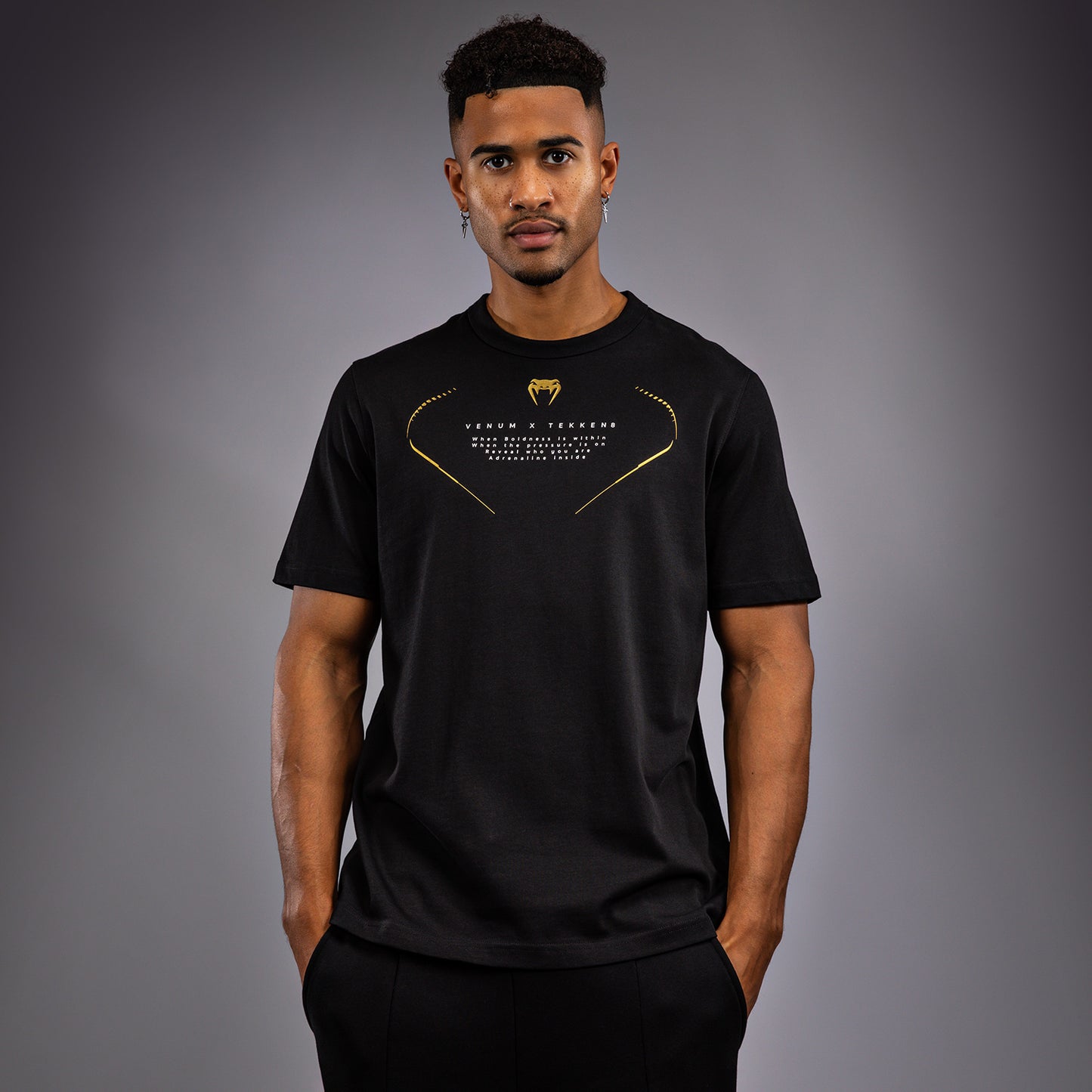 T-Shirt Venum x TEKKEN 8 - Marshall Law - Noir/Rouge/Or - product-type_T-Shirts