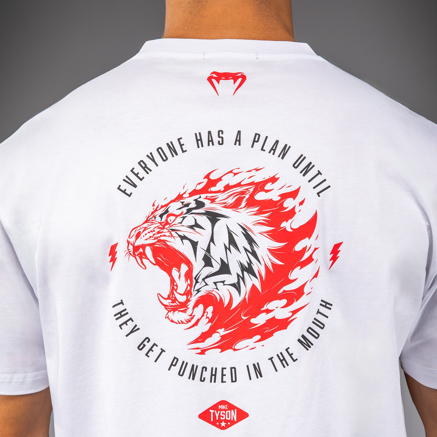 T-Shirt Venum x Mike Tyson Tiger - Blanc Optique