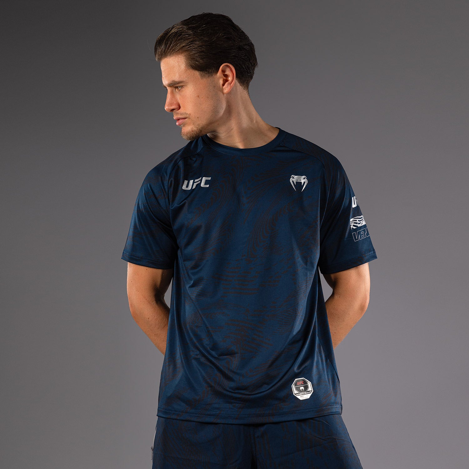 T-shirt Dry-Tech UFC Fusion by Venum Fight Week - Bleu Océanique - product-type_T-Shirts Dry Tech
