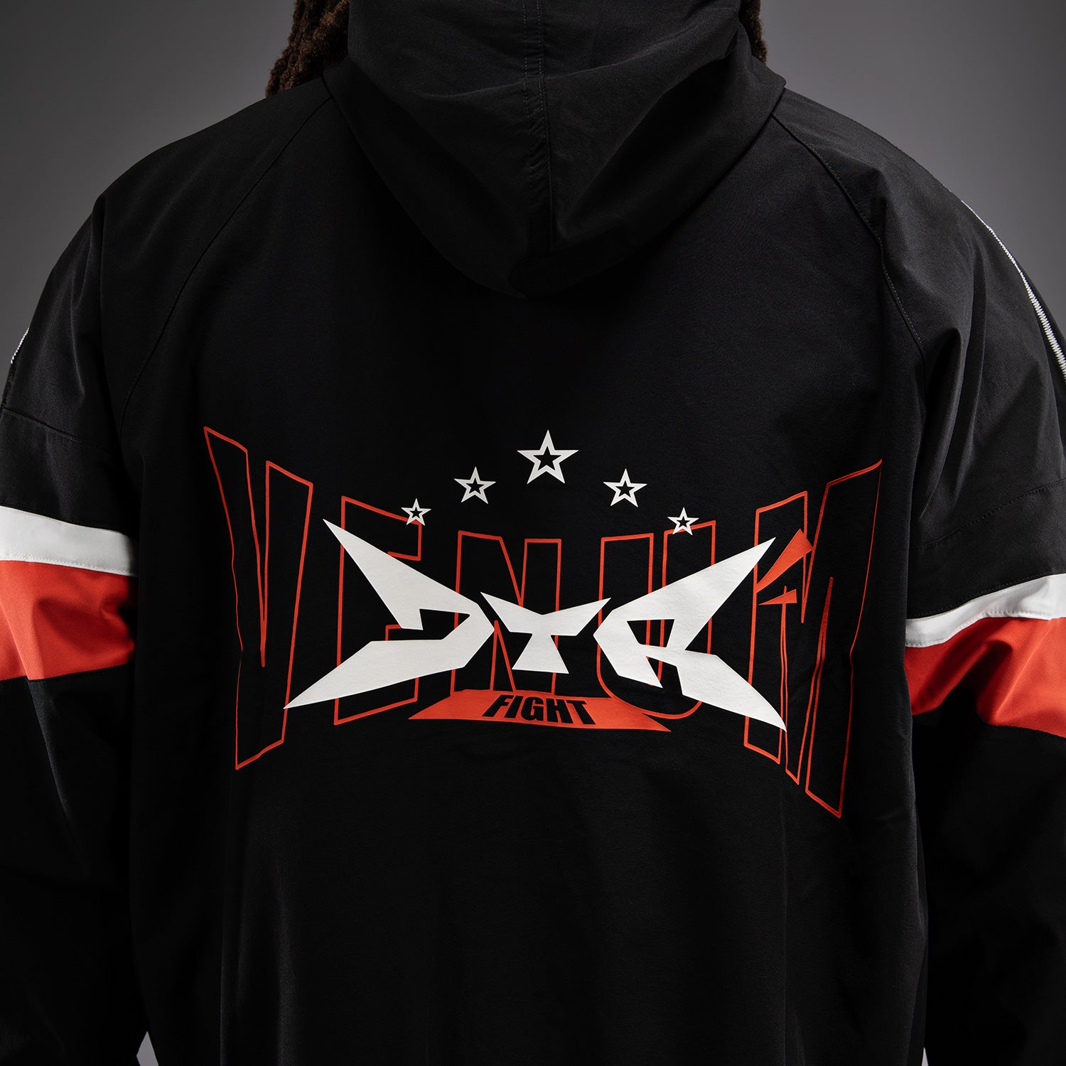 Veste de survêtement Venum x DTR Fight Attack 90 - Noir/Orange - product-type_Vestes