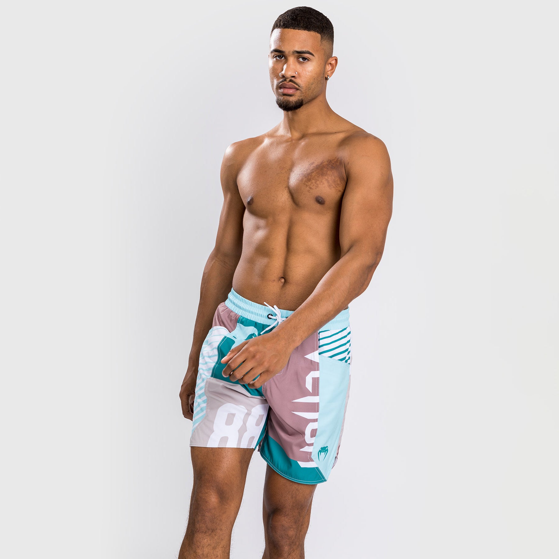 Short De Bain Venum Summer 88 - Clearwater/Bleu Mosaïque - product-type_Shorts de bain