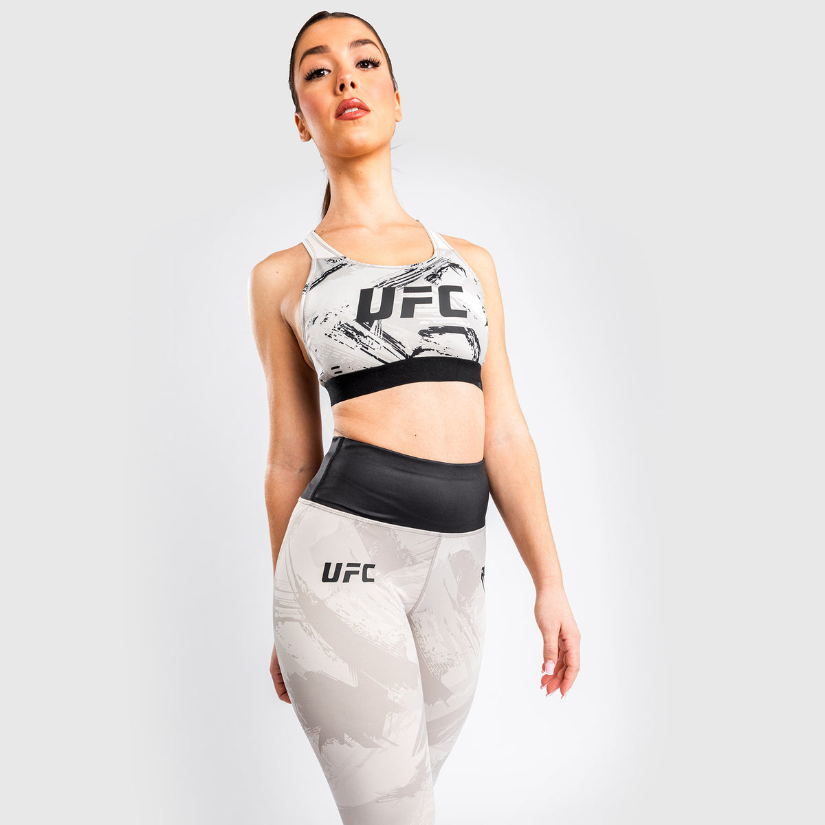 Brassière de Sport Venum UFC Authentic Fight Week 2.0 - Sable/Noir - product-type_Brassières de sport
