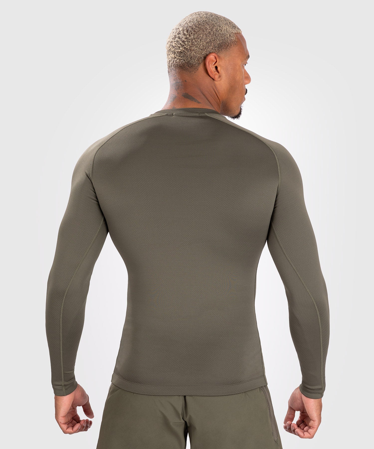 Rashguard à manches longues pour hommes Venum Contender - Kaki - product-type_T-Shirts de Compression
