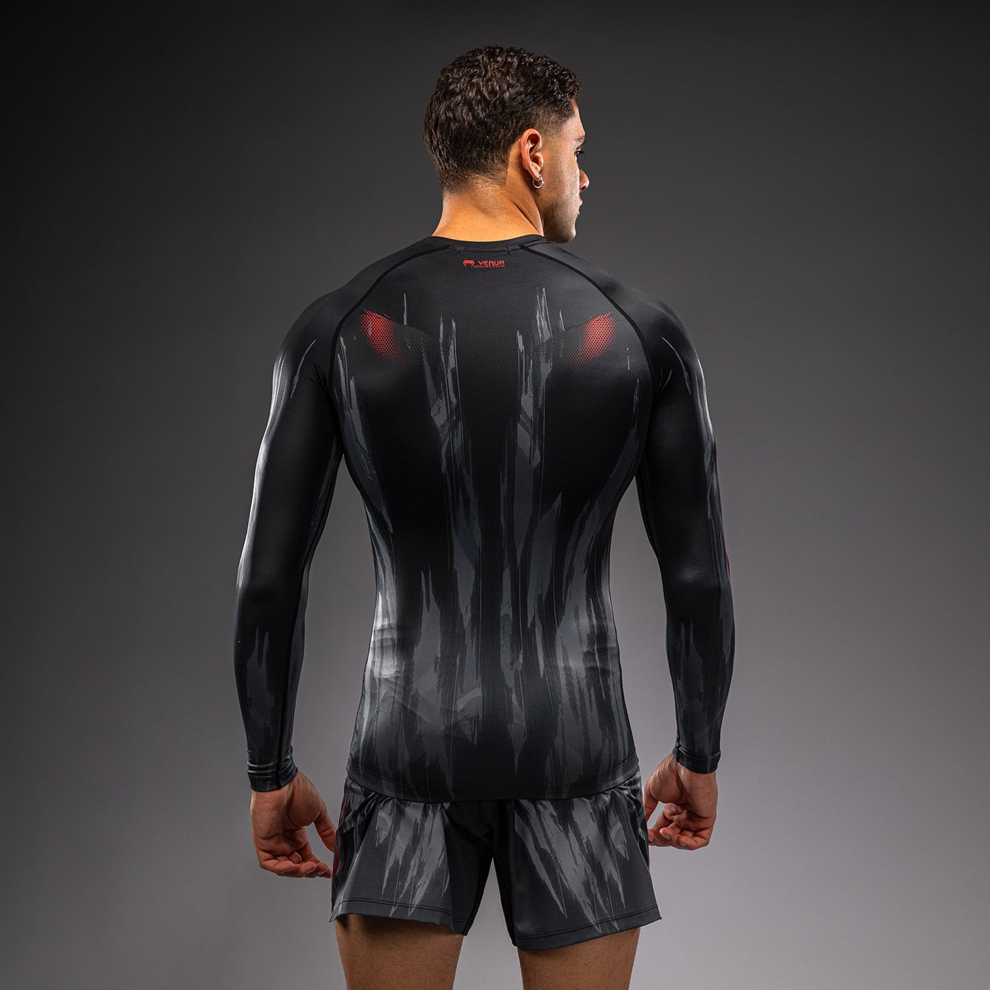 Rashguard à Manches Longues Venum Demon - Noir/Gris