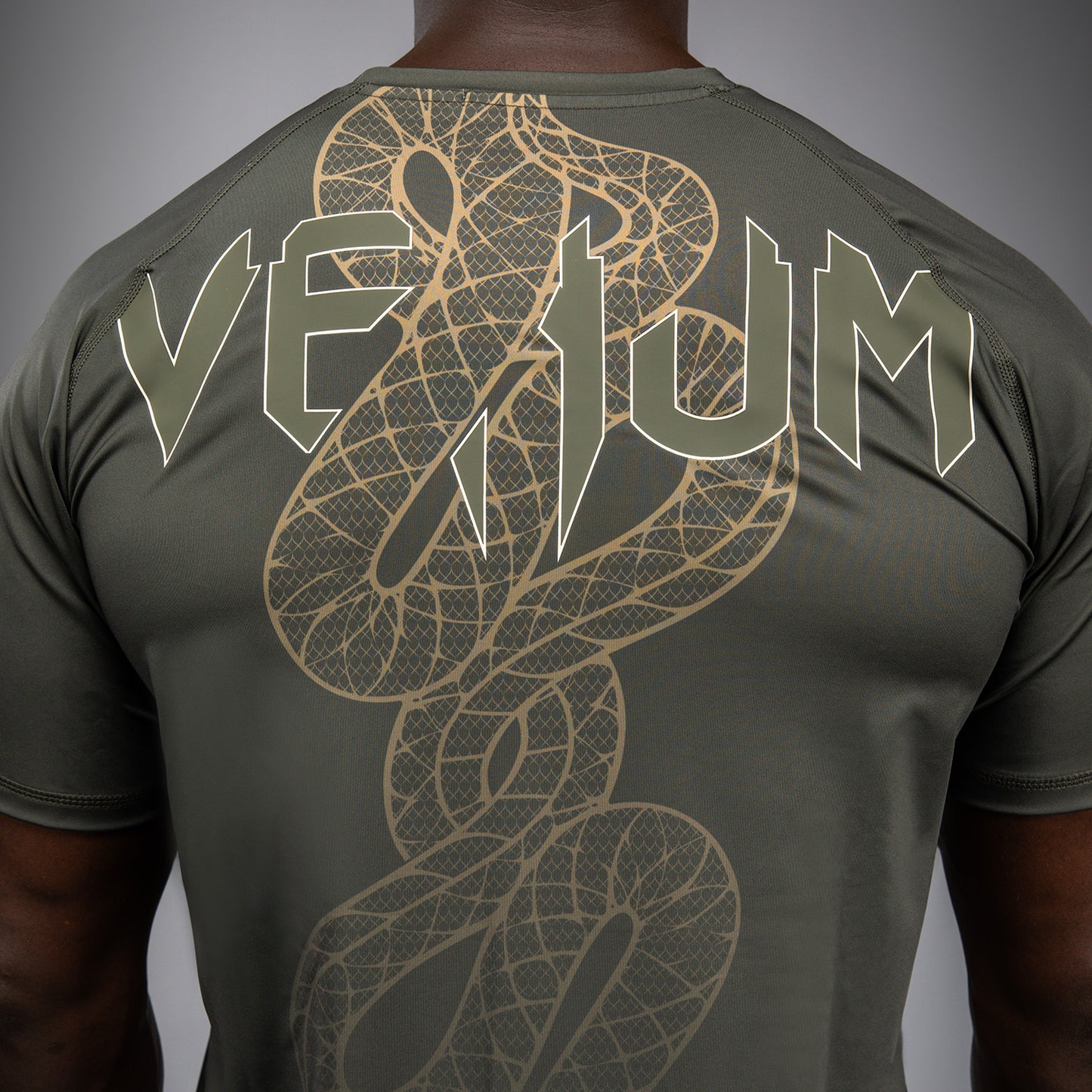 T-Shirt Venum Serpenti Dry-Tech – Kaki/Bronze/Ivoire - product-type_T-Shirts Dry Tech