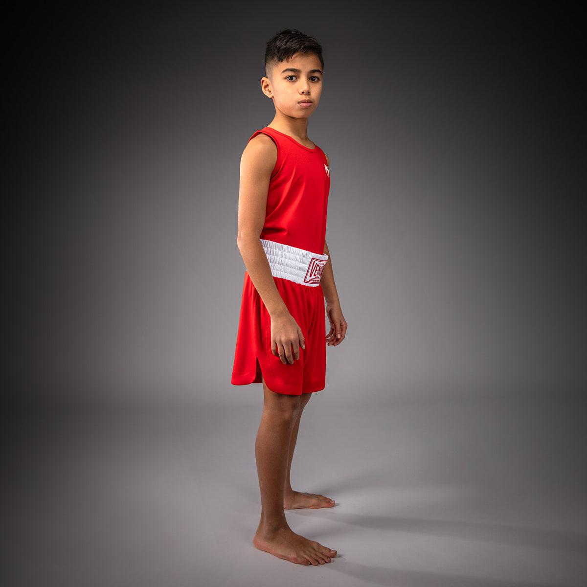 Short de Boxe Venum Classic Pour Enfants – Rouge Feu - product-type_Shorts de boxe