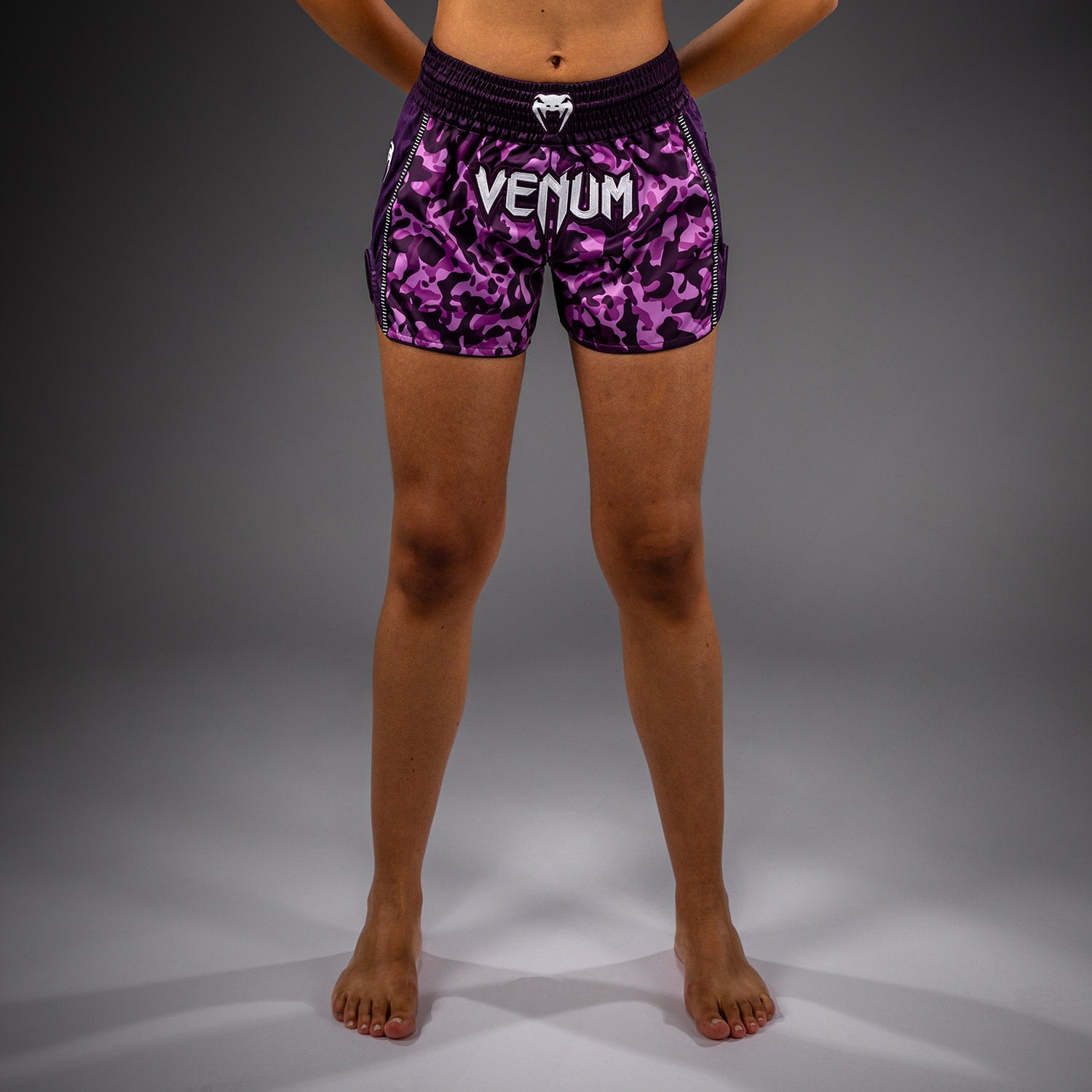 Short de Muay Thai Venum Iris - Prune/Rose - product-type_Shorts de Muay Thai