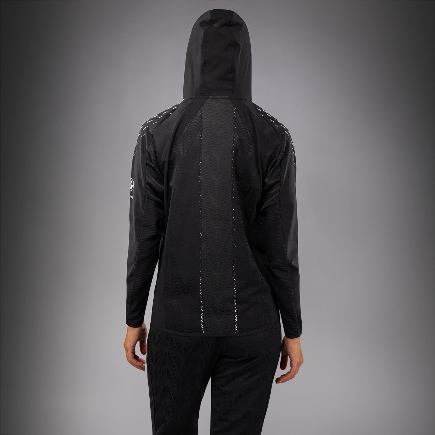 Sweat à capuche Walkout Femme Personnalisé UFC Zenith by Venum Authentic Fight Night - Noir