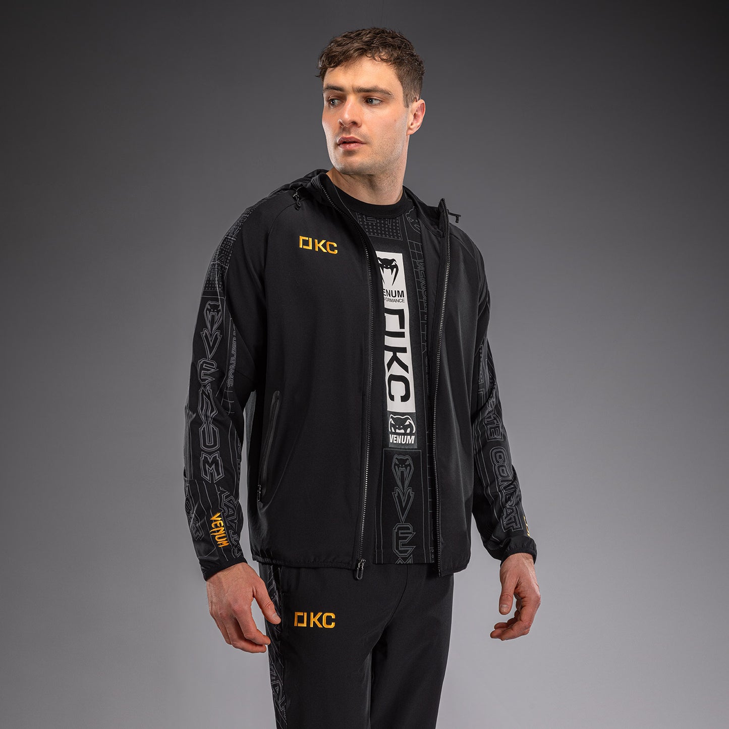 Veste de survêtement Karate Combat by Venum – Noir/Gris - product-type_Vestes