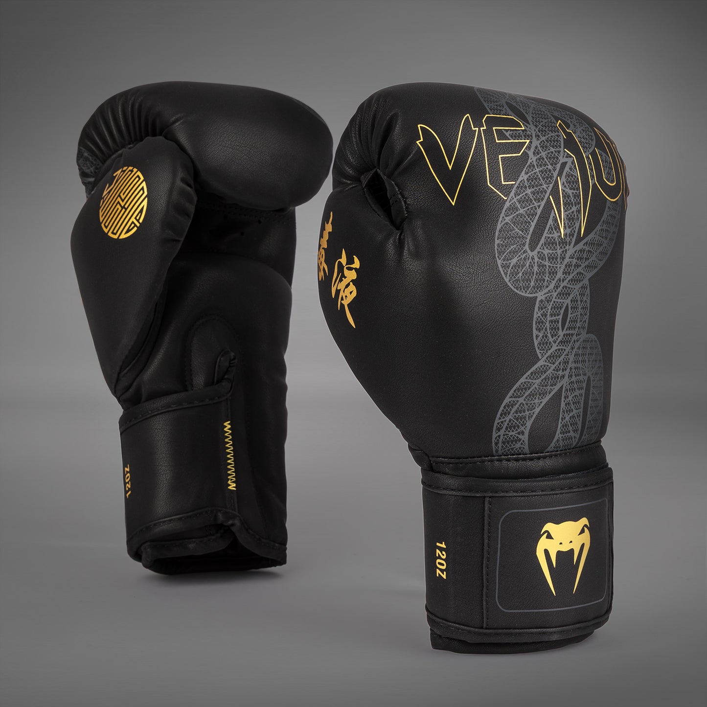 Gants de Boxe Venum Serpenti – Noir/Argent/Or - product-type_Gants de boxe