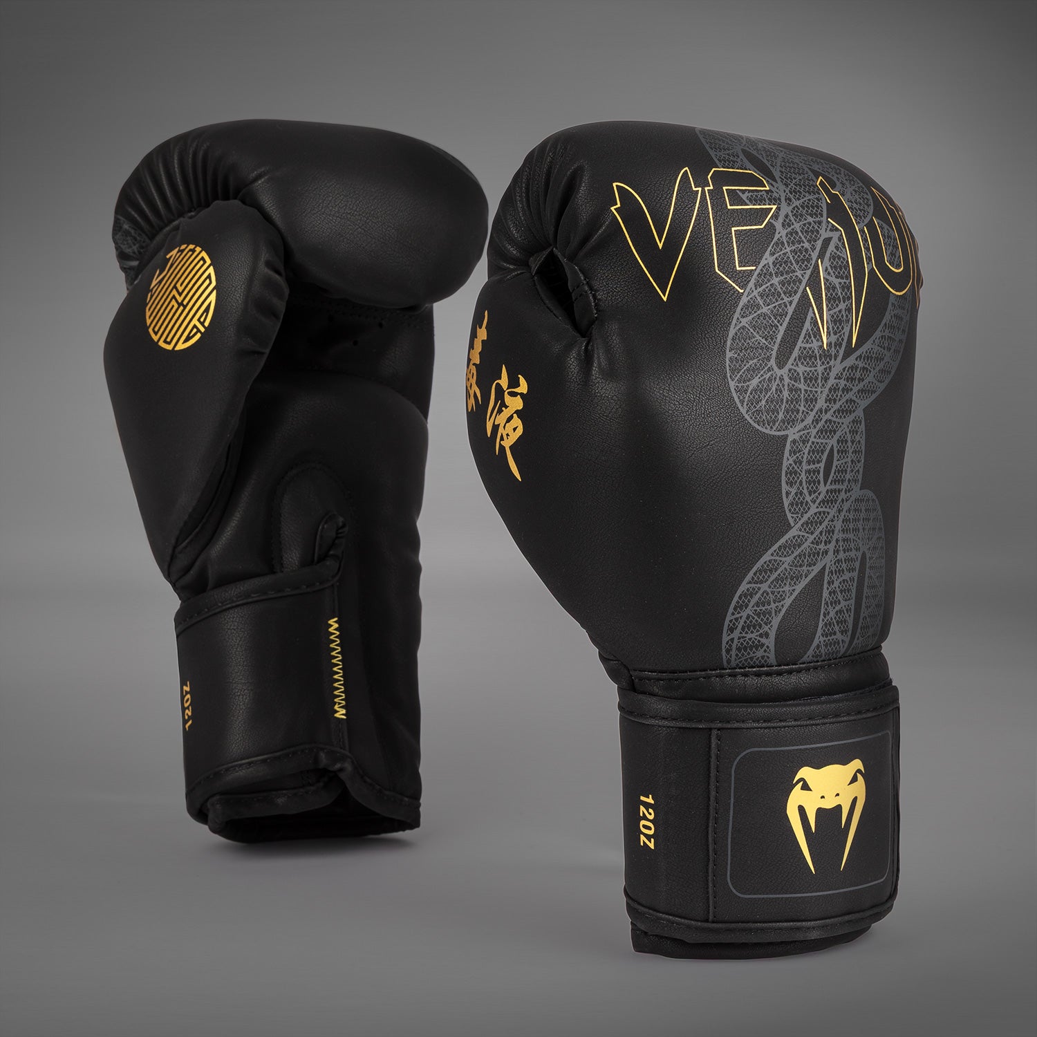 Gants de Boxe Venum Serpenti – Noir/Argent/Or - product-type_Gants de boxe
