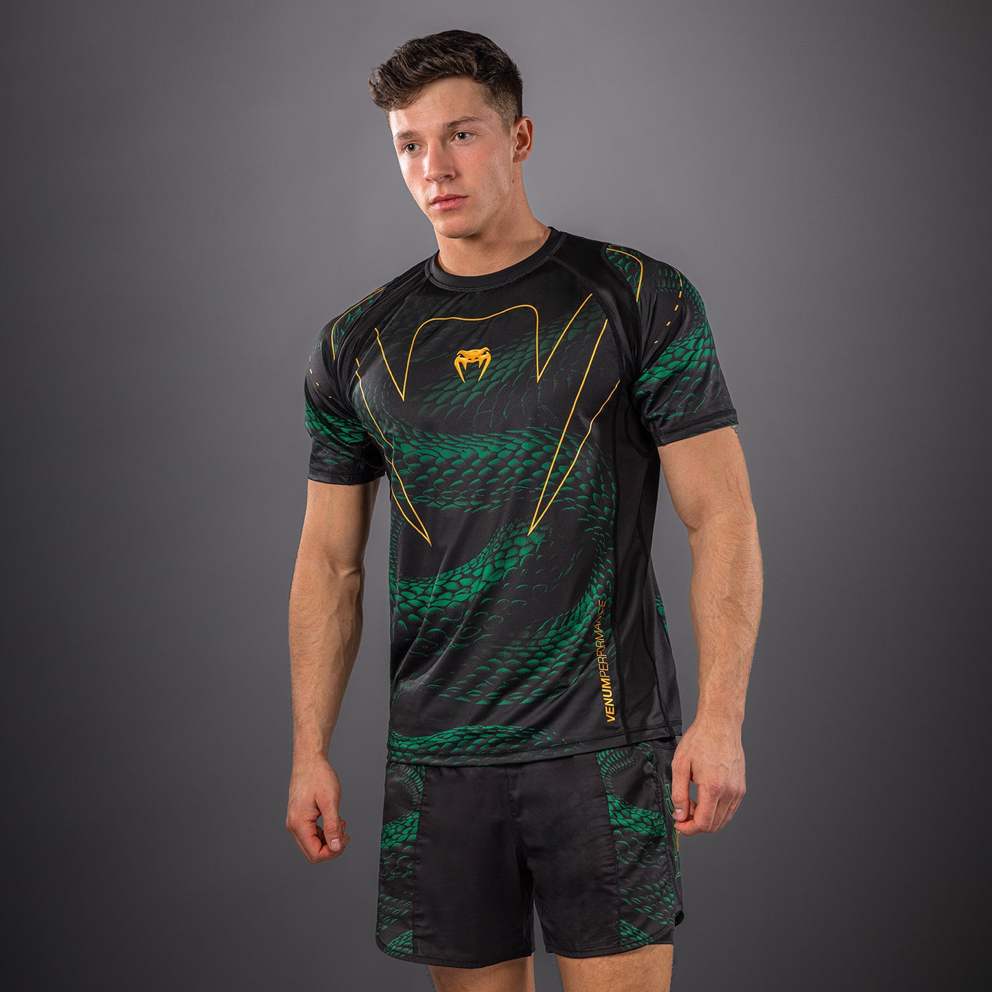 T-shirt Dry Tech Venum Matupa - Noir/Vert/Or - product-type_T-Shirts Dry Tech