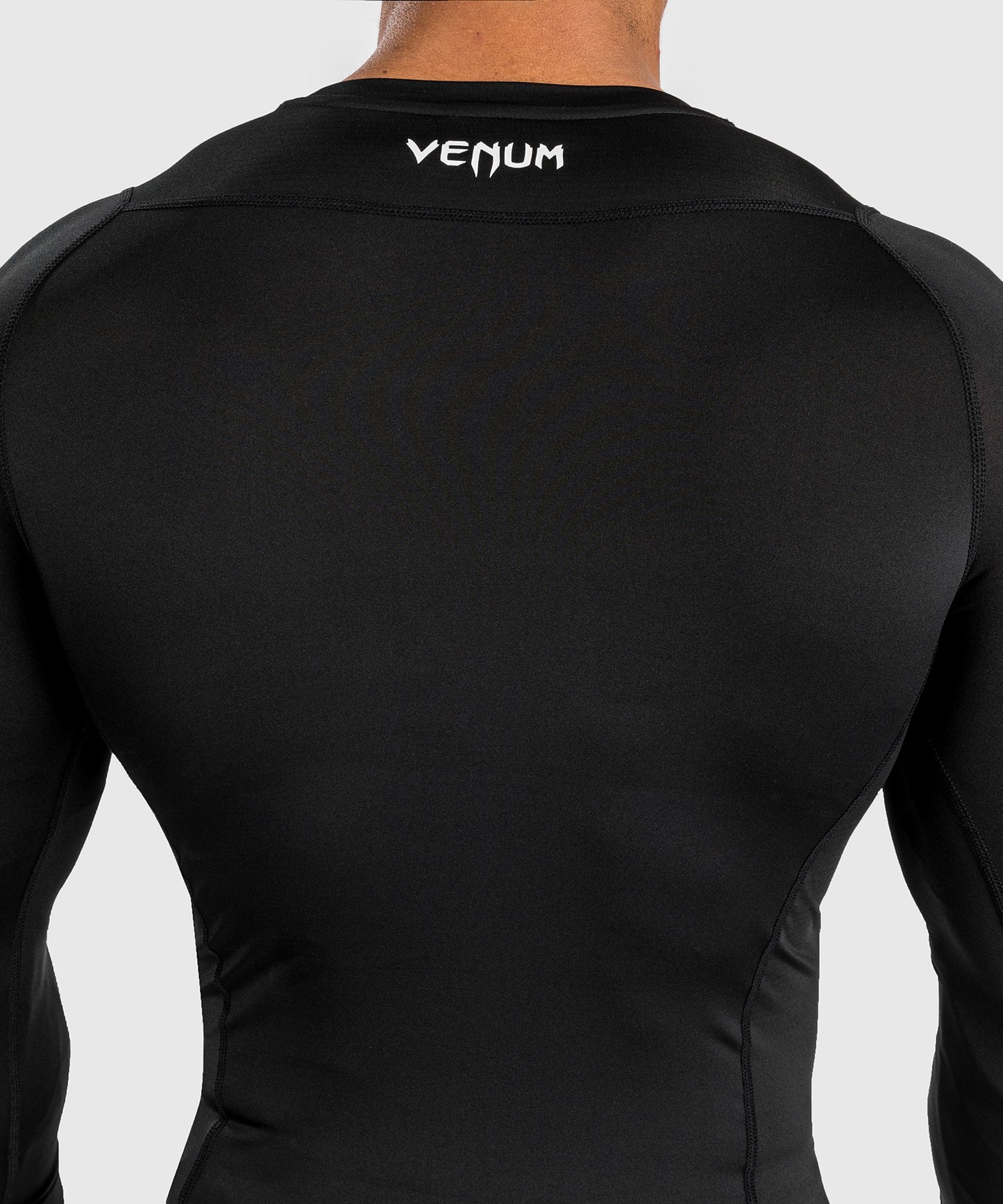 Rashguard à Manches Longues pour Hommes Venum Attack - Noir/Gris - product-type_T-Shirts de Compression
