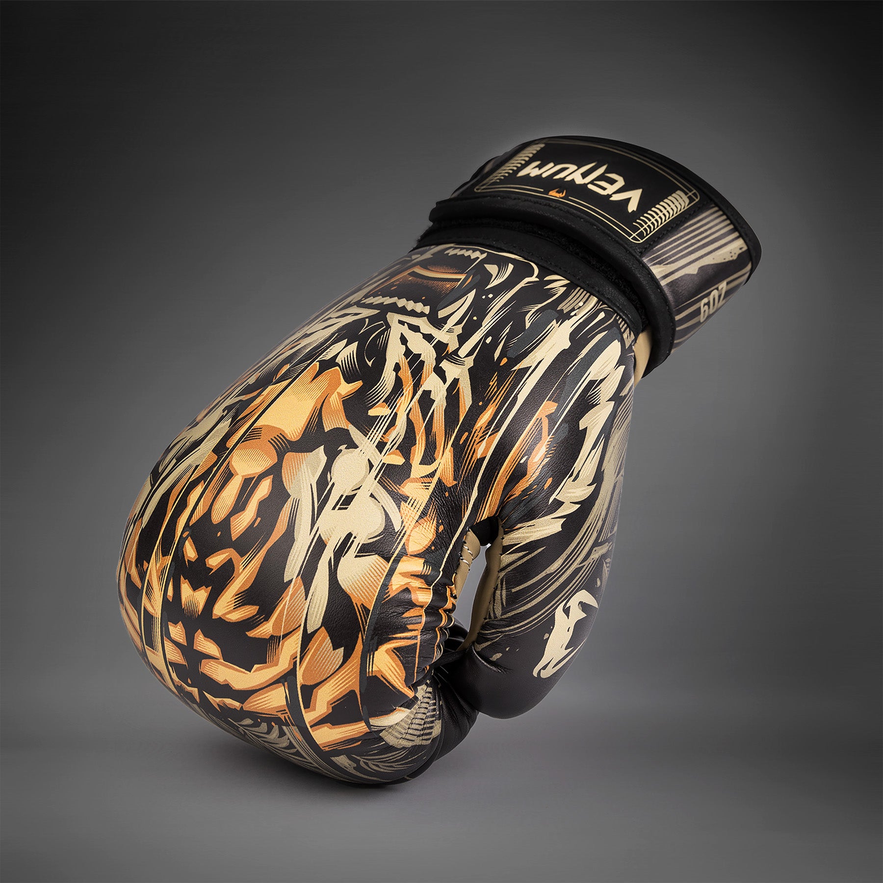 Gants de Boxe Venum Tiger pour Enfants - Noir/Orange Néon - product-type_Gants de boxe