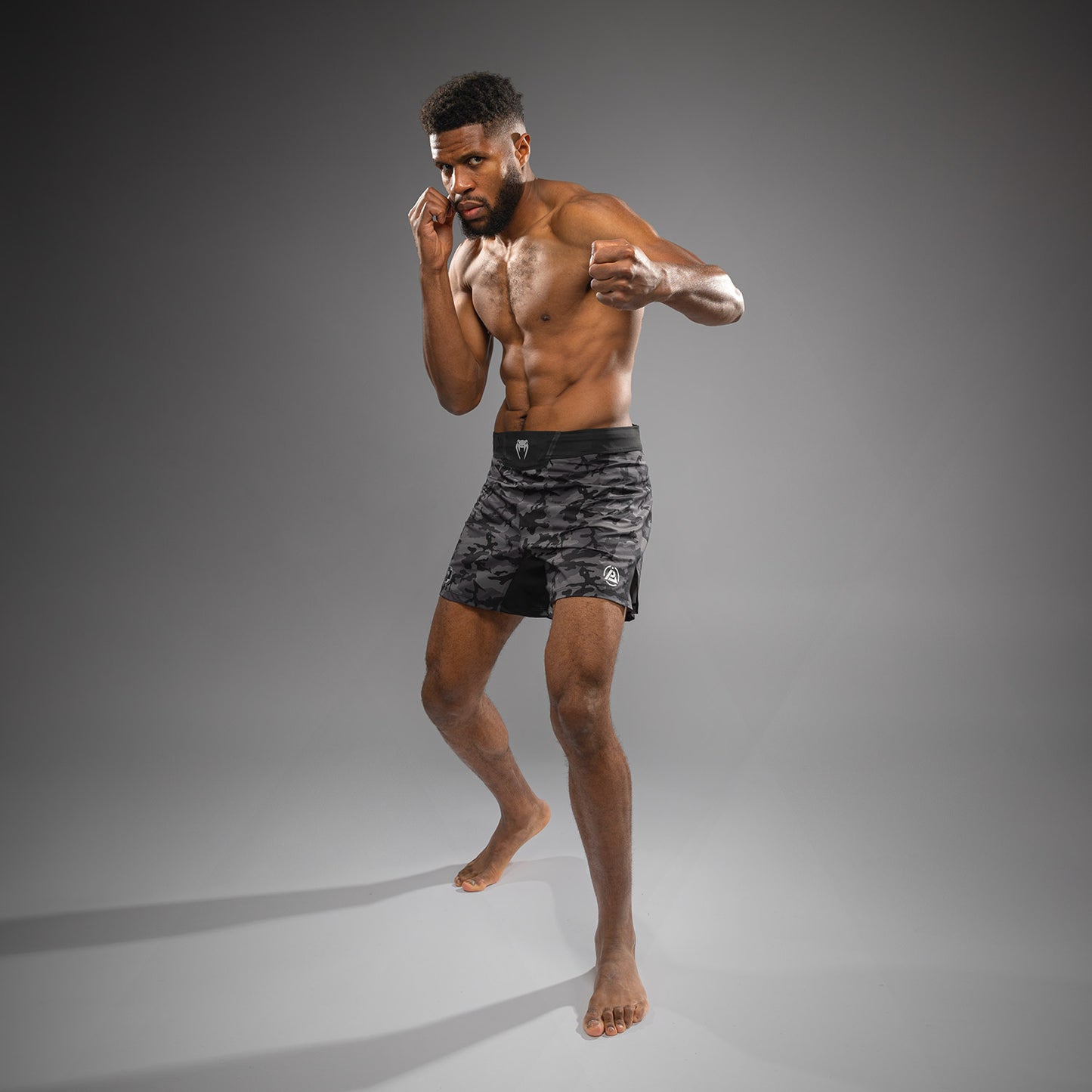 Short de Combat Venum x Polaris - Noir/Gris - product-type_Shorts de MMA