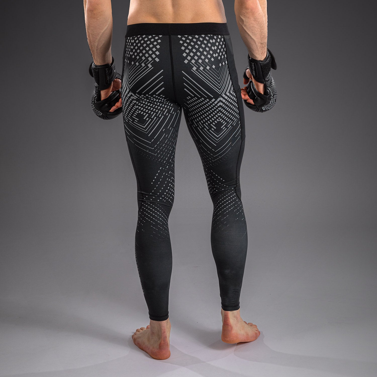 Spats Venum Midnight Fury – Noir/Gris/Argent - product-type_Pantalons de Compression