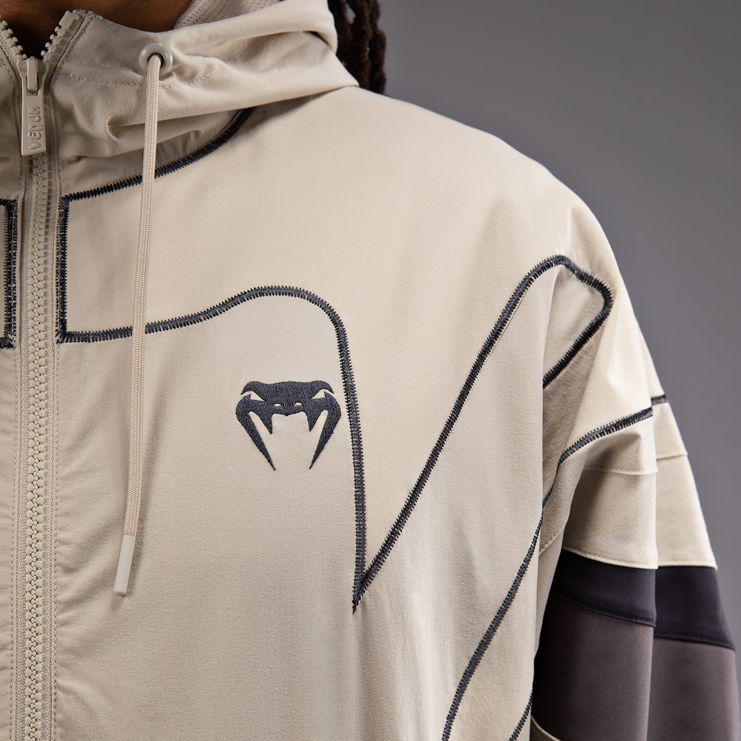 Veste de survêtement Venum x DTR Fight Attack 90 - Off-White - product-type_Vestes
