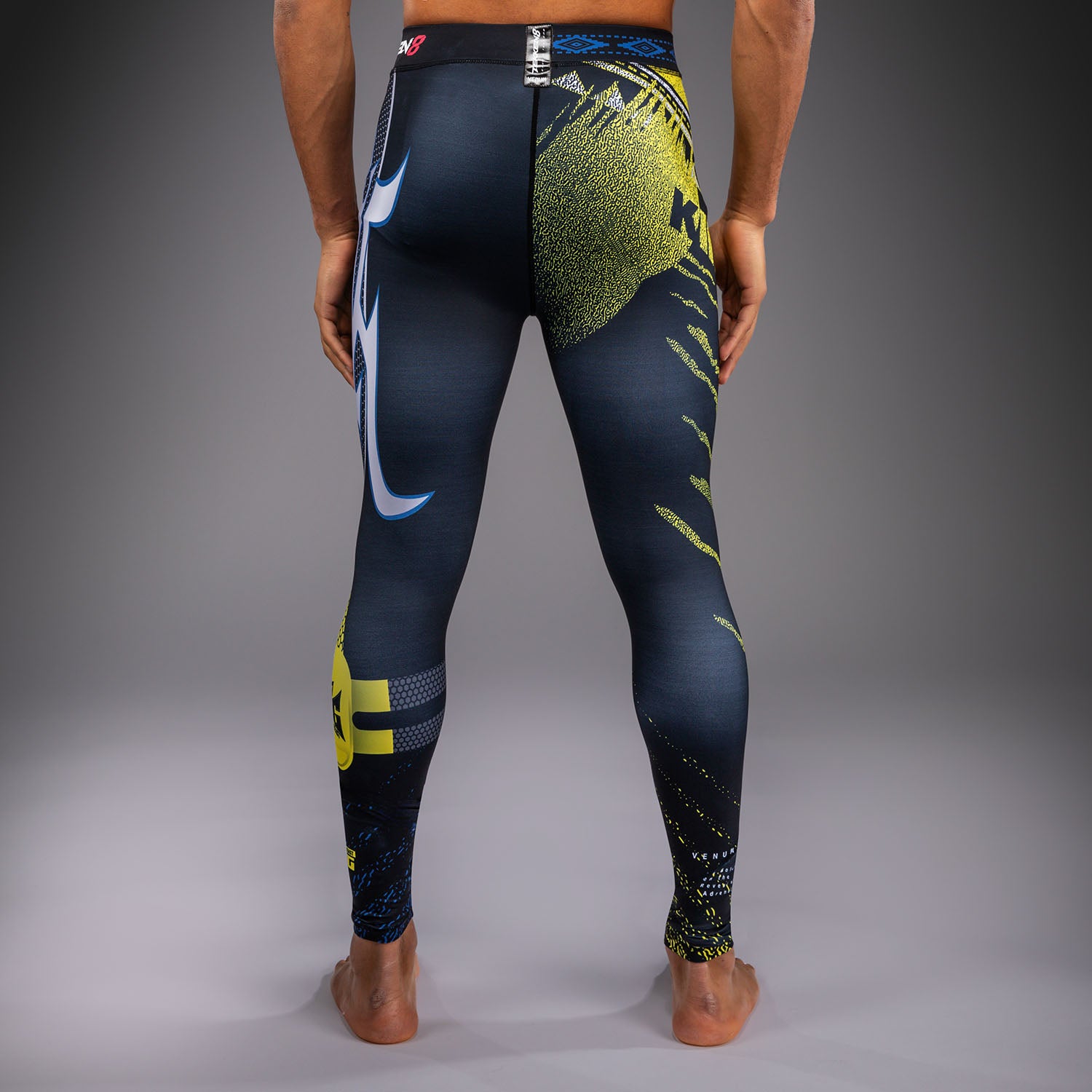 Pantalon de Compression King Venum x TEKKEN 8 - Noir/Jaune - product-type_Pantalons de Compression