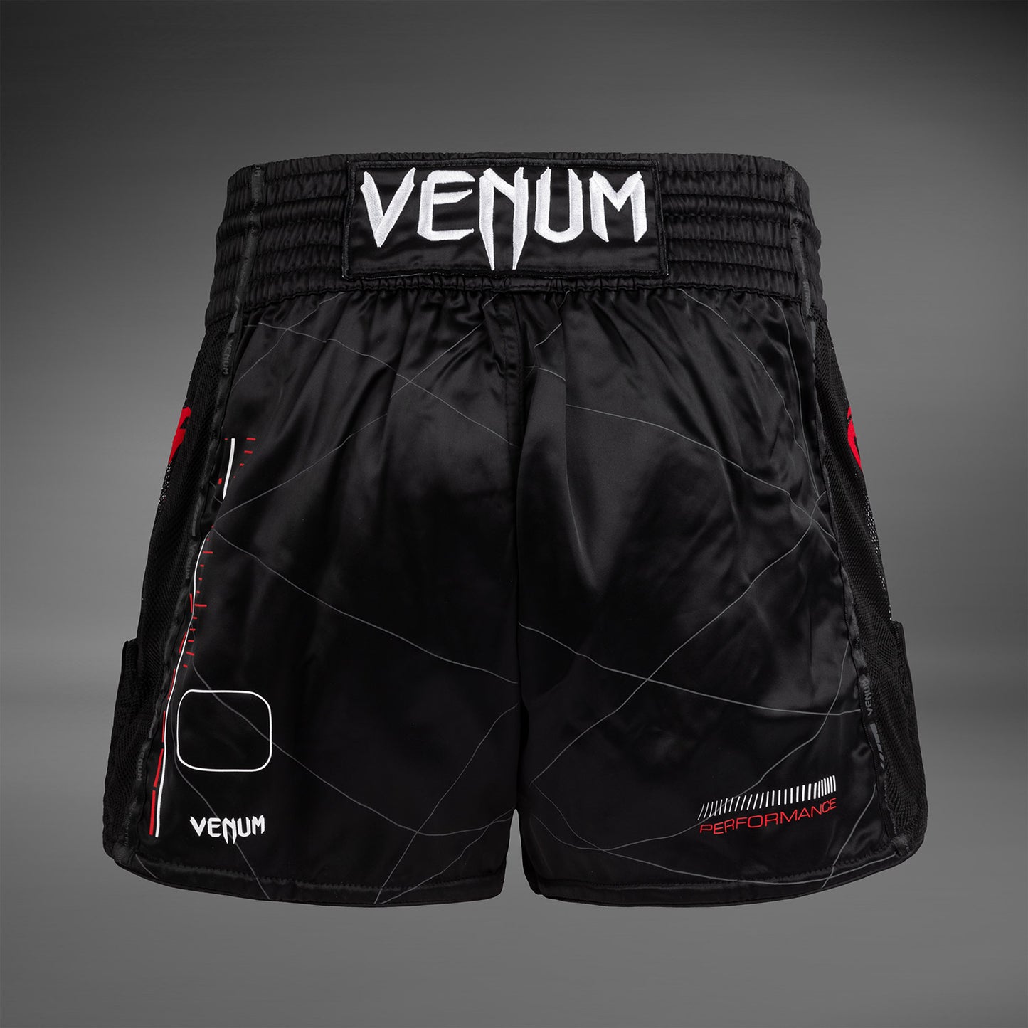 Short de Muay Thai Venum Tactical XT- Noir/Rouge Feu - product-type_Shorts de Muay Thai