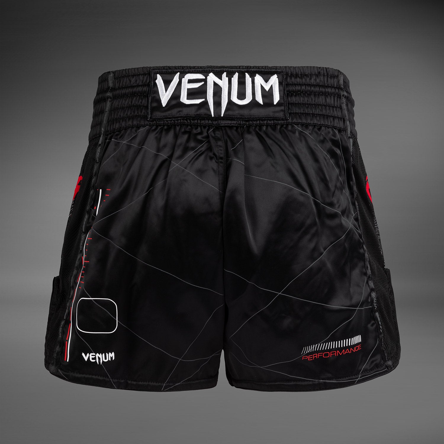 Short de Muay Thai Venum Tactical XT- Noir/Rouge Feu - product-type_Shorts de Muay Thai