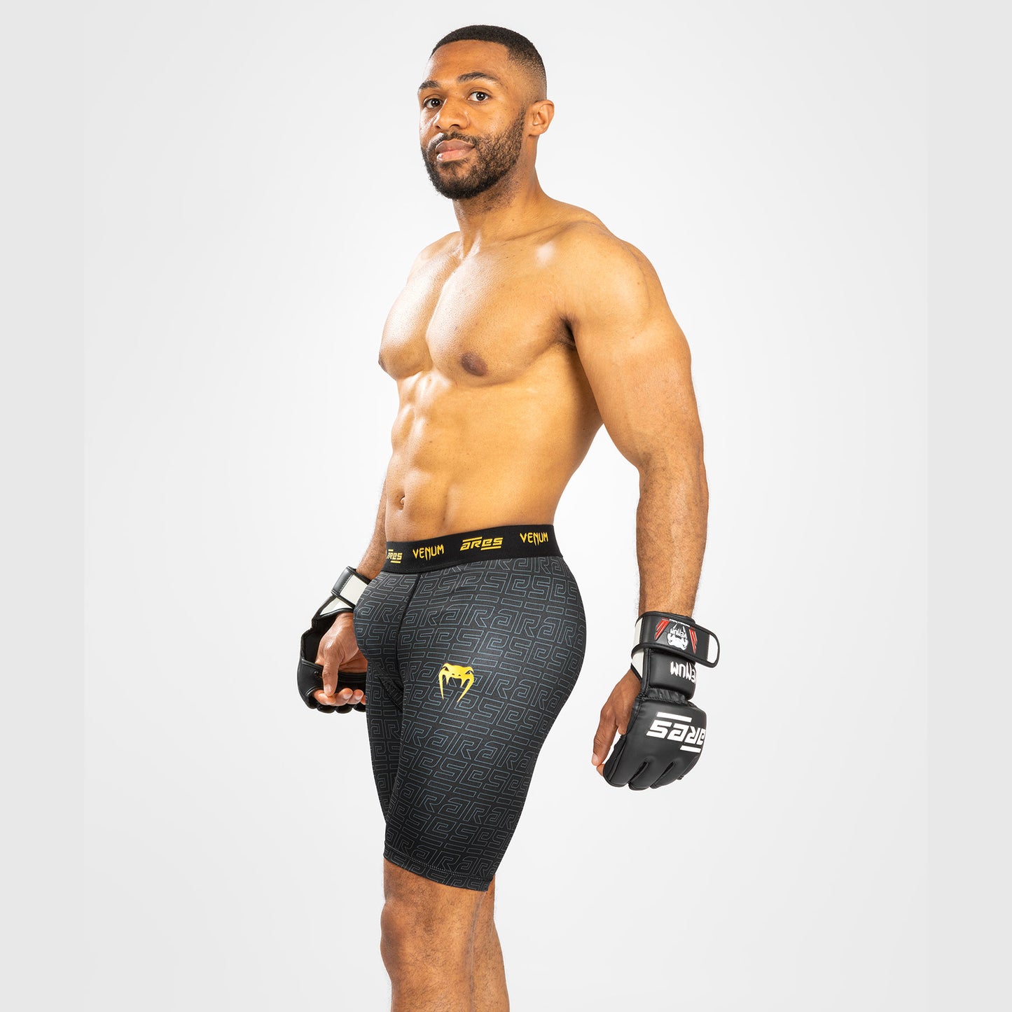 Short de Compression pour Hommes Venum x Ares - Noir/Or - product-type_Shorts de compression