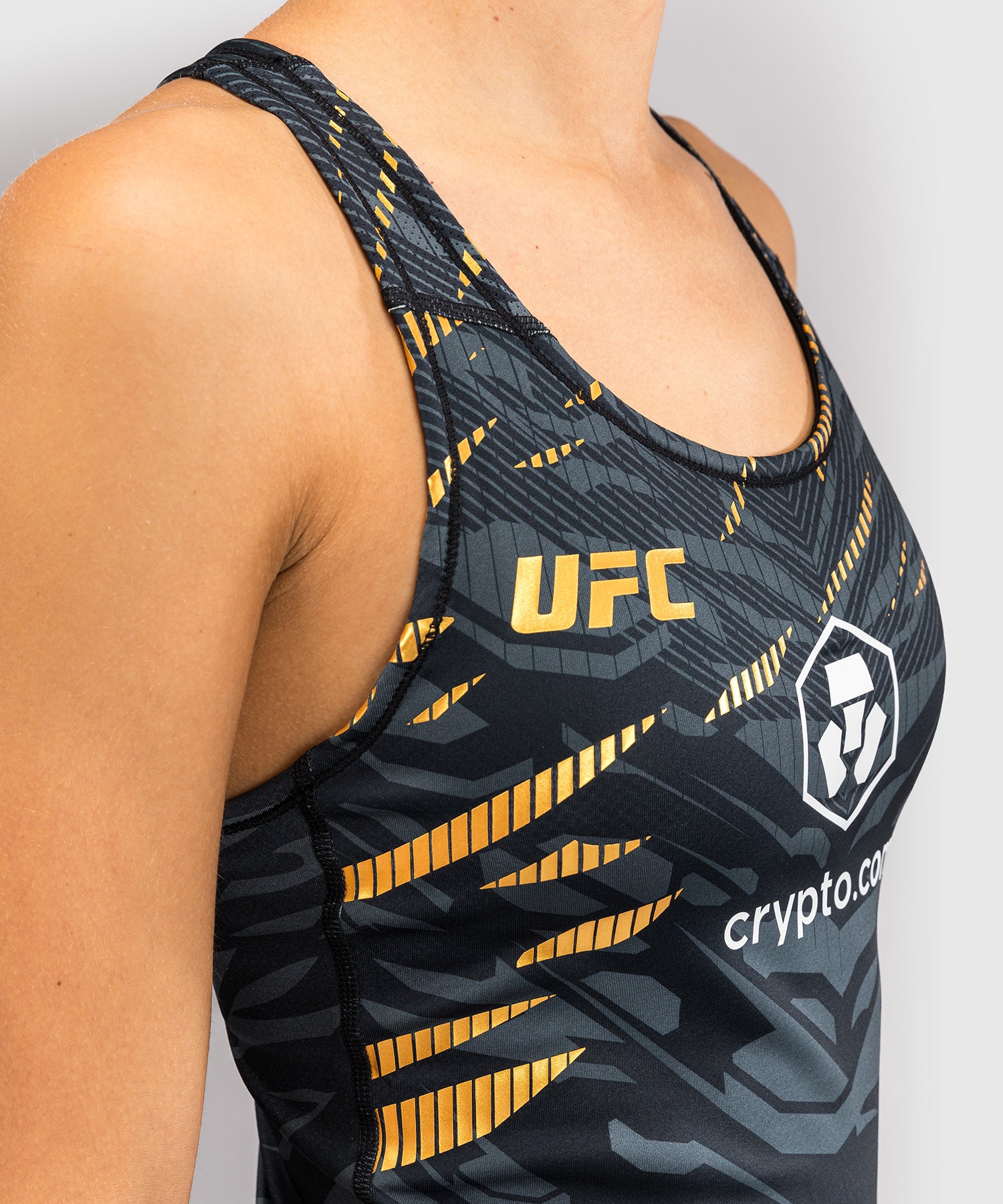 Haut ajusté avec Brassière Intégré pour Femmes UFC Fusion by Venum Authentic Fight Night - Champion - product-type_Brassières de sport