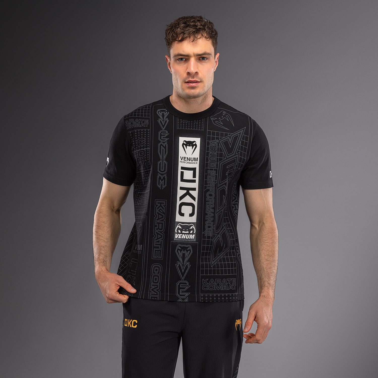 T-shirt Karate Combat by Venum – Noir/Gris - product-type_T-Shirts