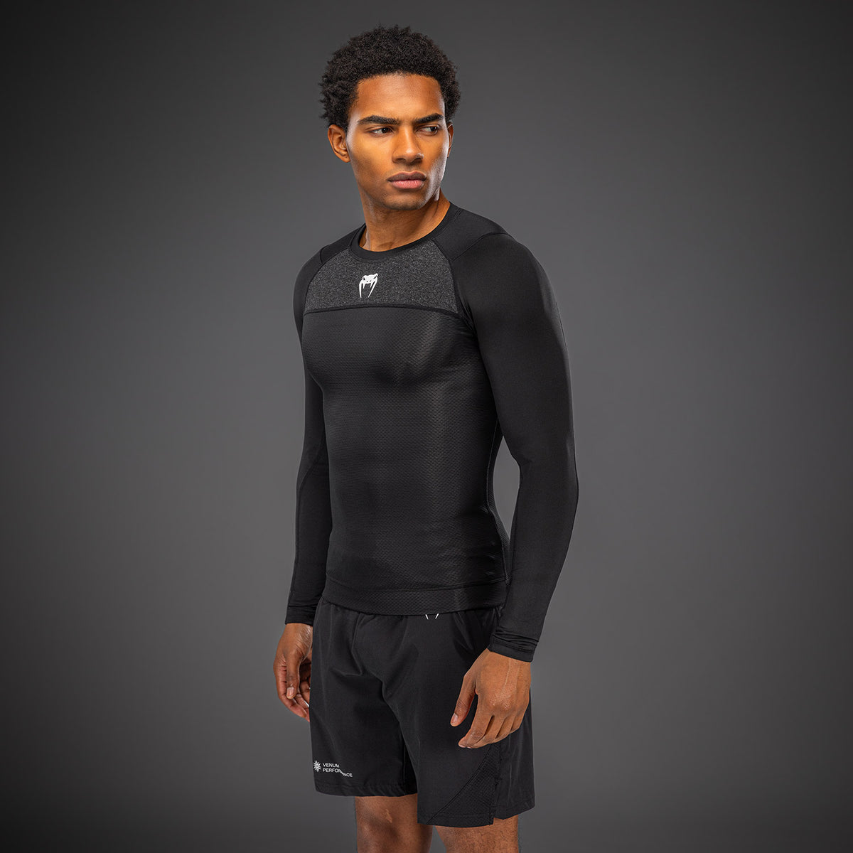 Rashguard manches longues Venum G-Fit Scale - Noir