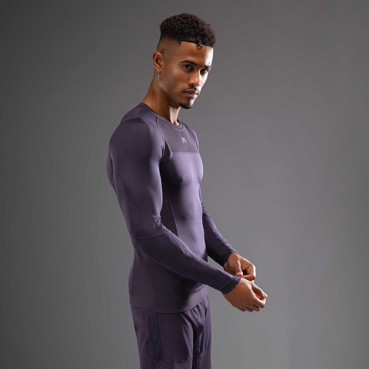 Rashguard à Manches Longues Venum G-Fit Air pour Hommes - Violet Intense - product-type_T-Shirts de Compression
