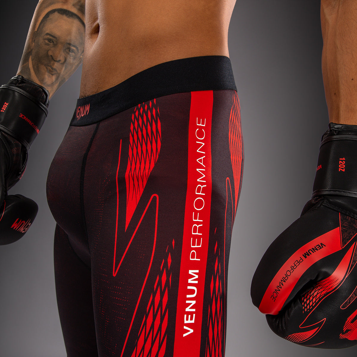 Short de compression Venum Amazonia Reborn - Noir/Rouge