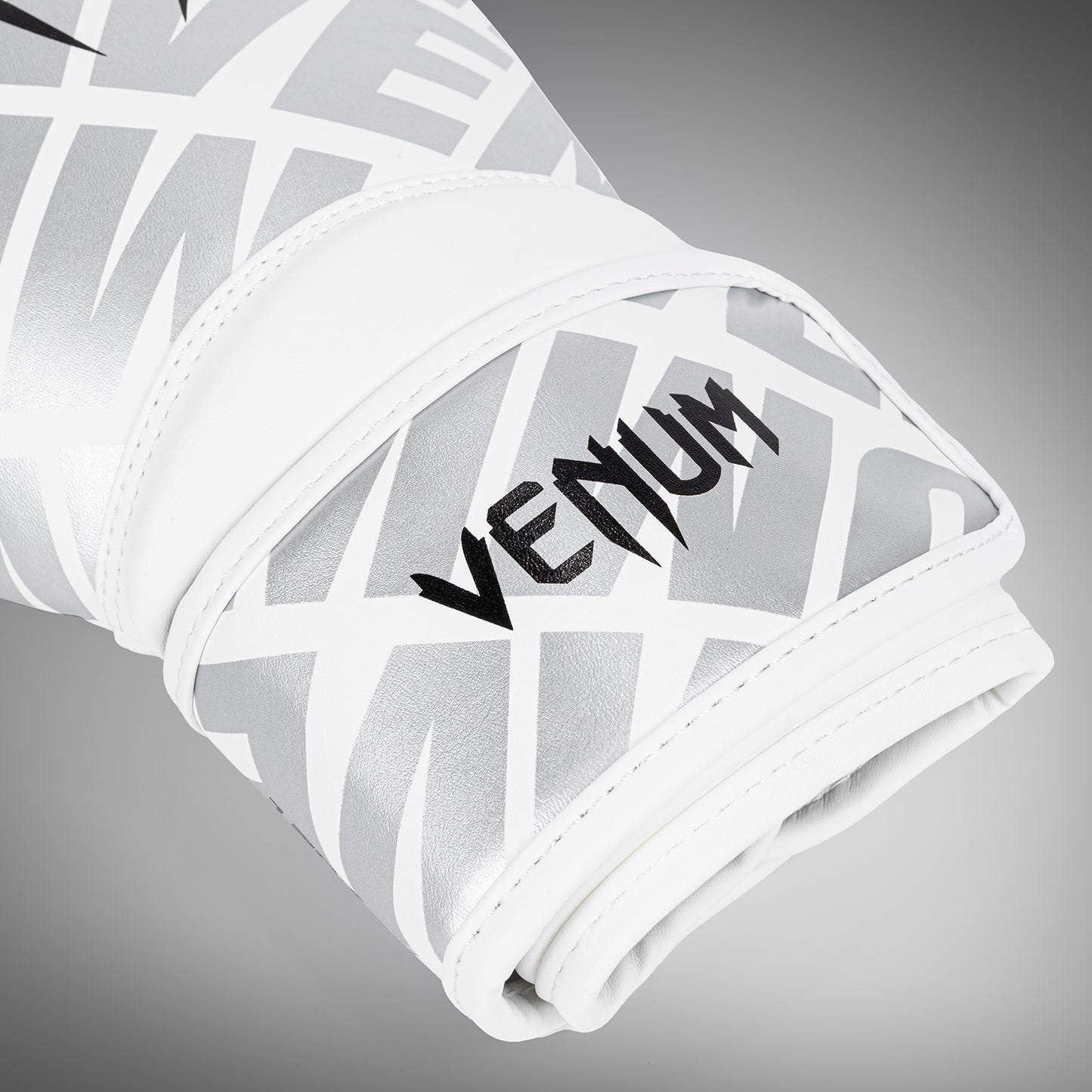 Gants de boxe Venum Contender 1.5 XT pour enfants - Blanc/Argent