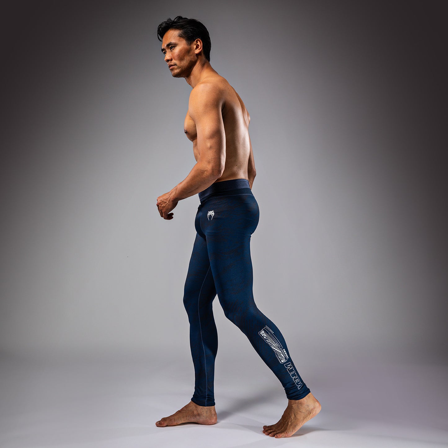 Leggings Performance pour Hommes UFC Fusion by Venum Fight Week - Bleu Océanique - product-type_Pantalons de Compression