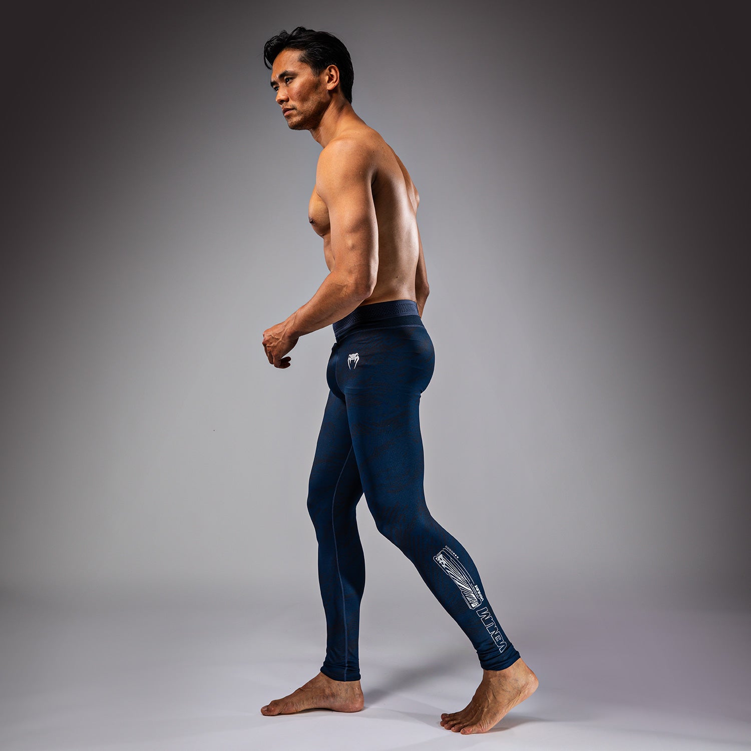 Leggings Performance pour Hommes UFC Fusion by Venum Fight Week - Bleu Océanique - product-type_Pantalons de Compression