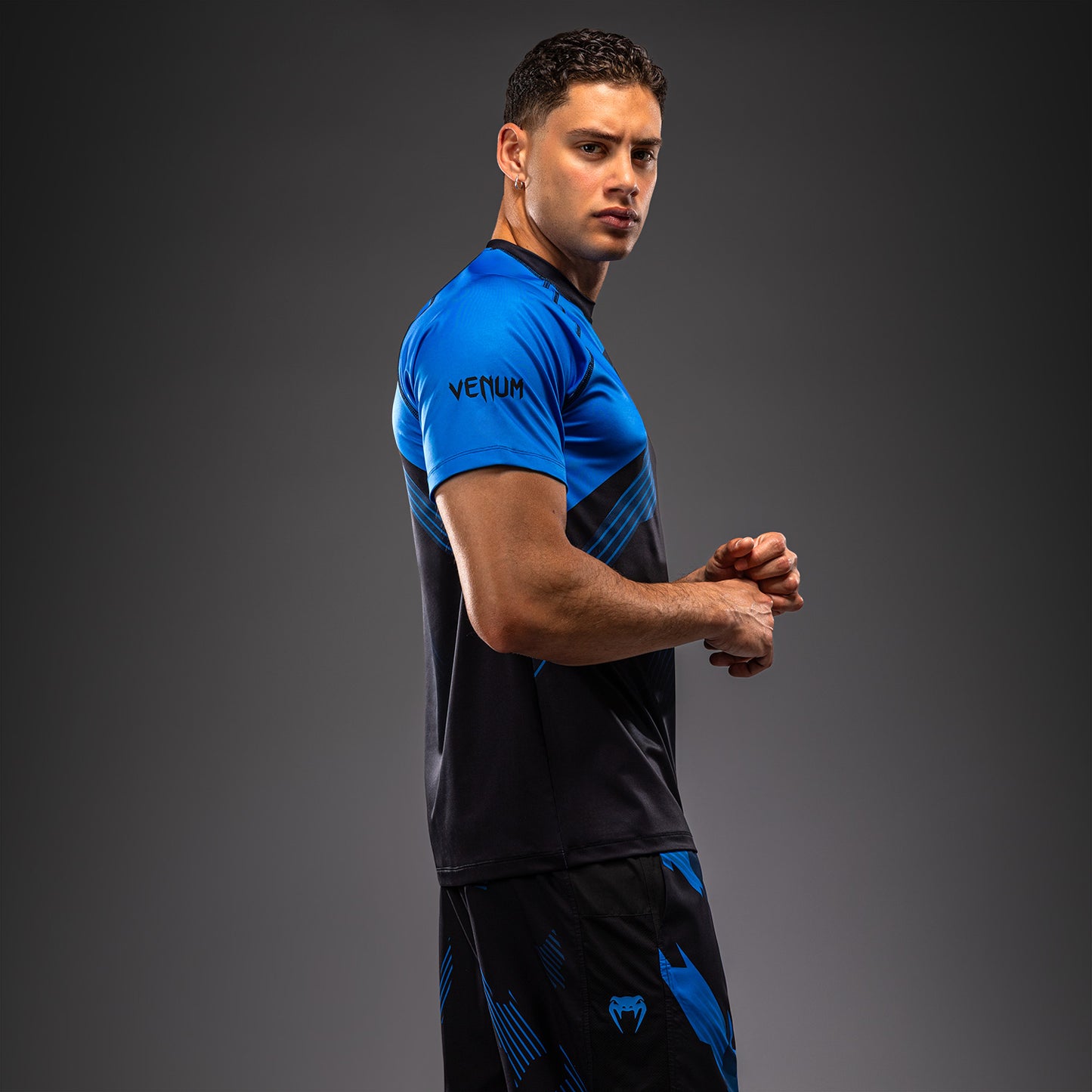 T-shirt Dry Tech Venum No-Gi 6.0 - Noir/Bleu