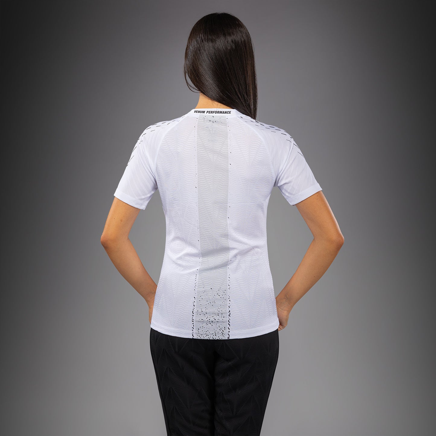Maillot Officiel Walkout Femme Personnalisé UFC Zenith by Venum Authentic Fight Night - Blanc