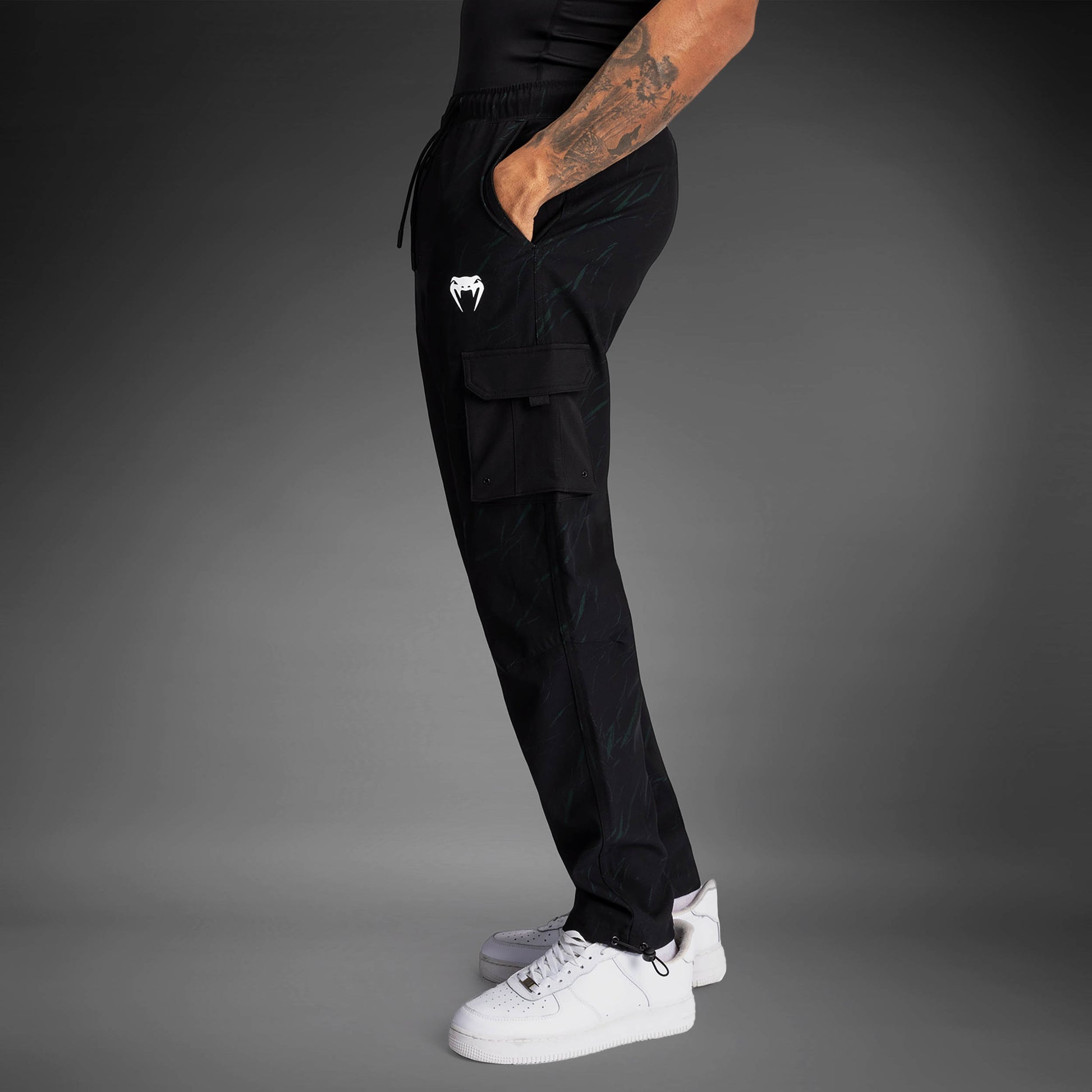 Jogging pour Hommes Venum Trooper - Noir/Vert - product-type_Pantalons de jogging