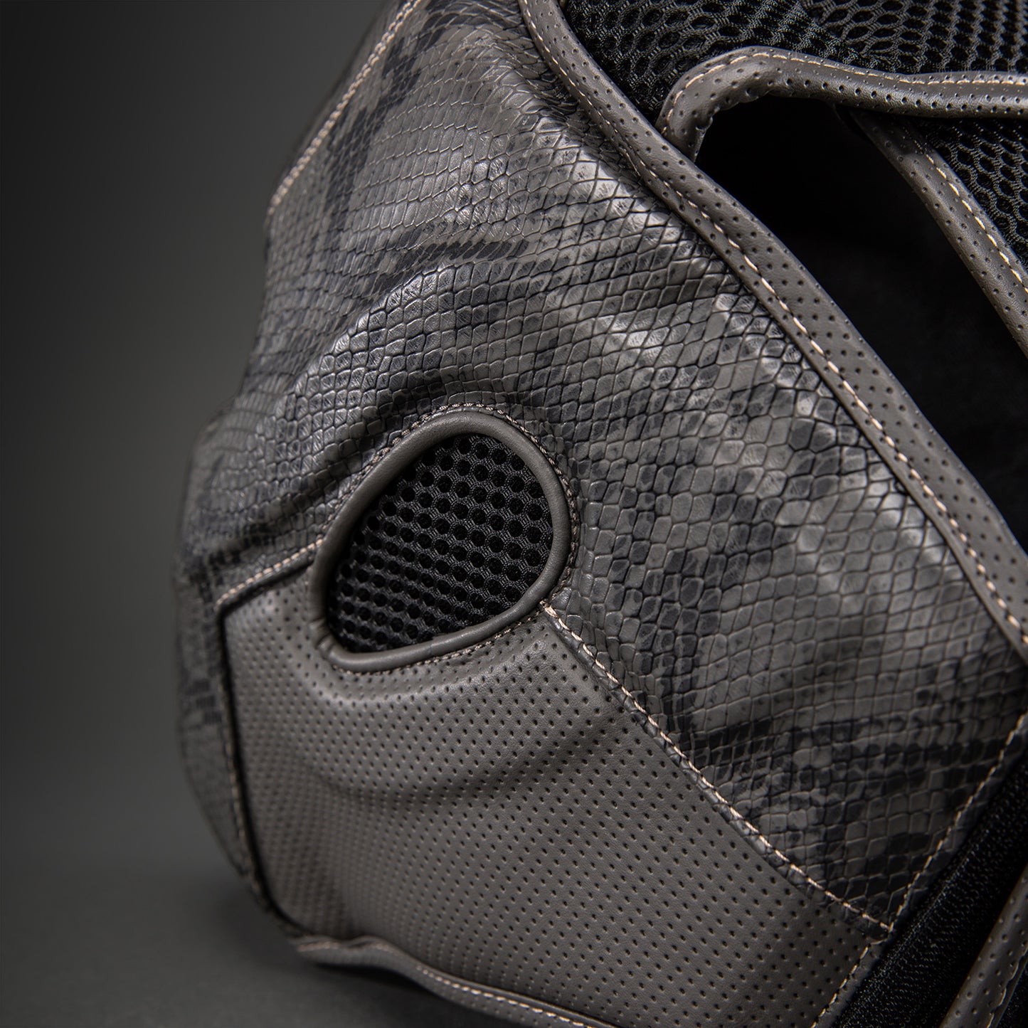 Casque de Protection Venum Impact Evo Scales – Gris Foncé - product-type_Casques de boxe