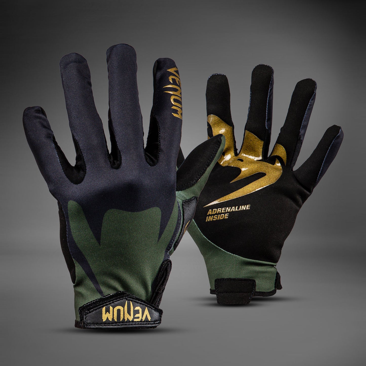 Gants de Motorsports Venum MX Summer - Noir/Vert/Or