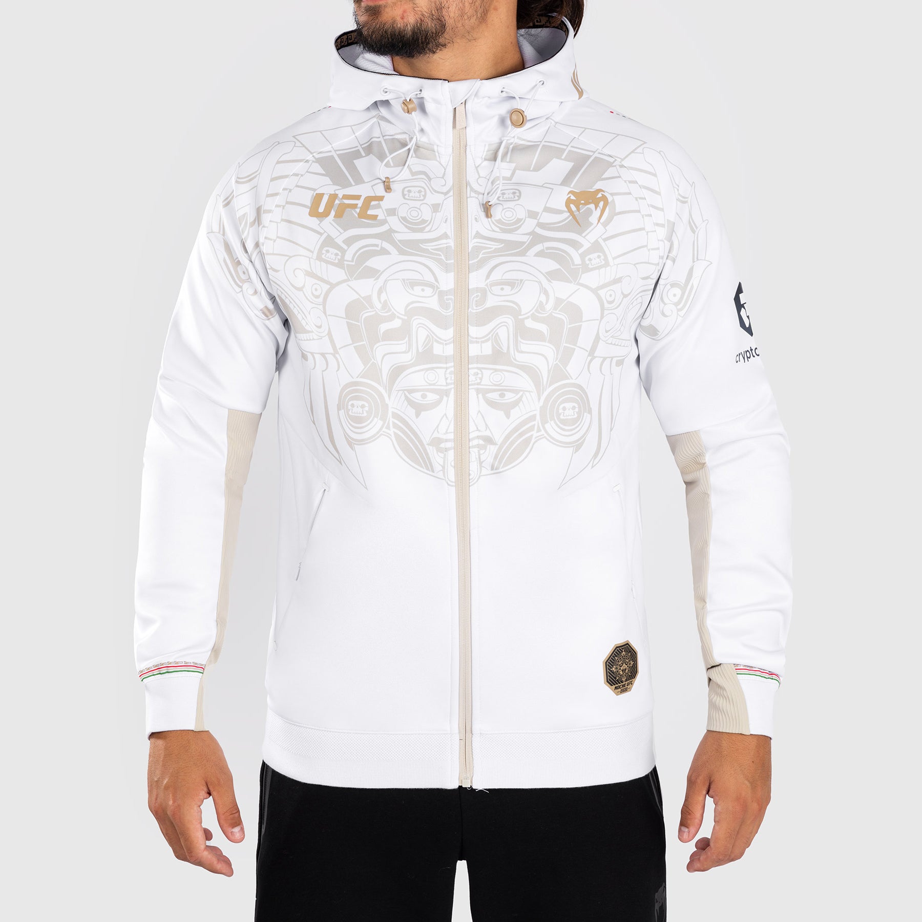 Noche UFC by Venum Authentic Fight Night Sweat à capuche pour homme - Blanc - product-type_Vestes