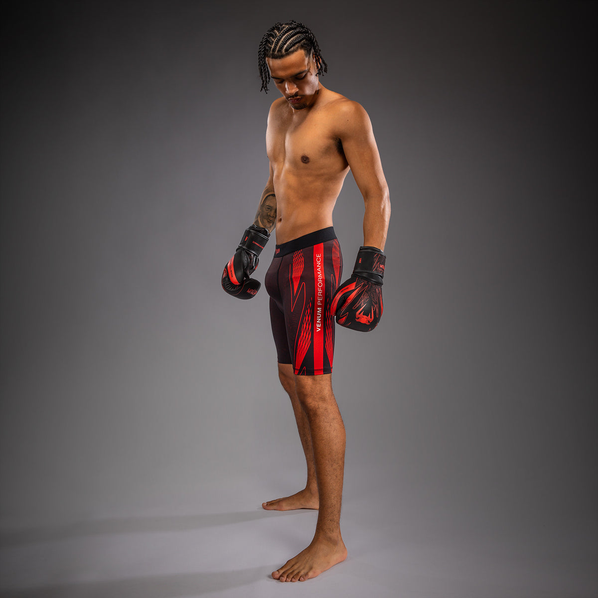 Short de compression Venum Amazonia Reborn - Noir/Rouge