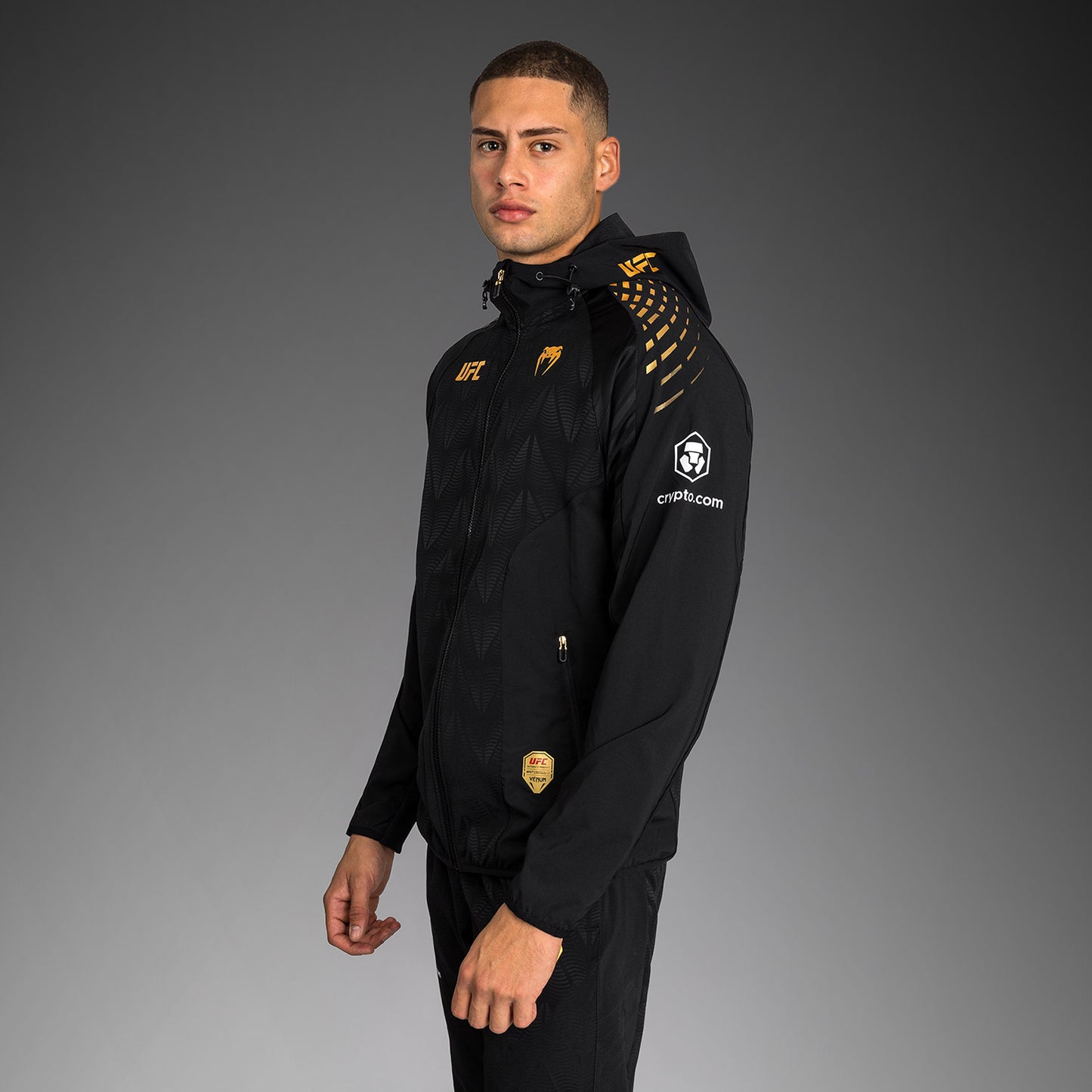 Sweat à capuche Walkout Homme Personnalisé UFC Zenith by Venum Authentic Fight Night - Champion