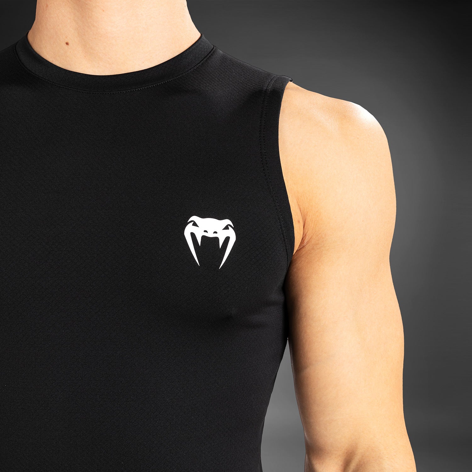 Rashguard sans manches pour hommes Venum Contender - Noir/Blanc - product-type_T-Shirts de Compression