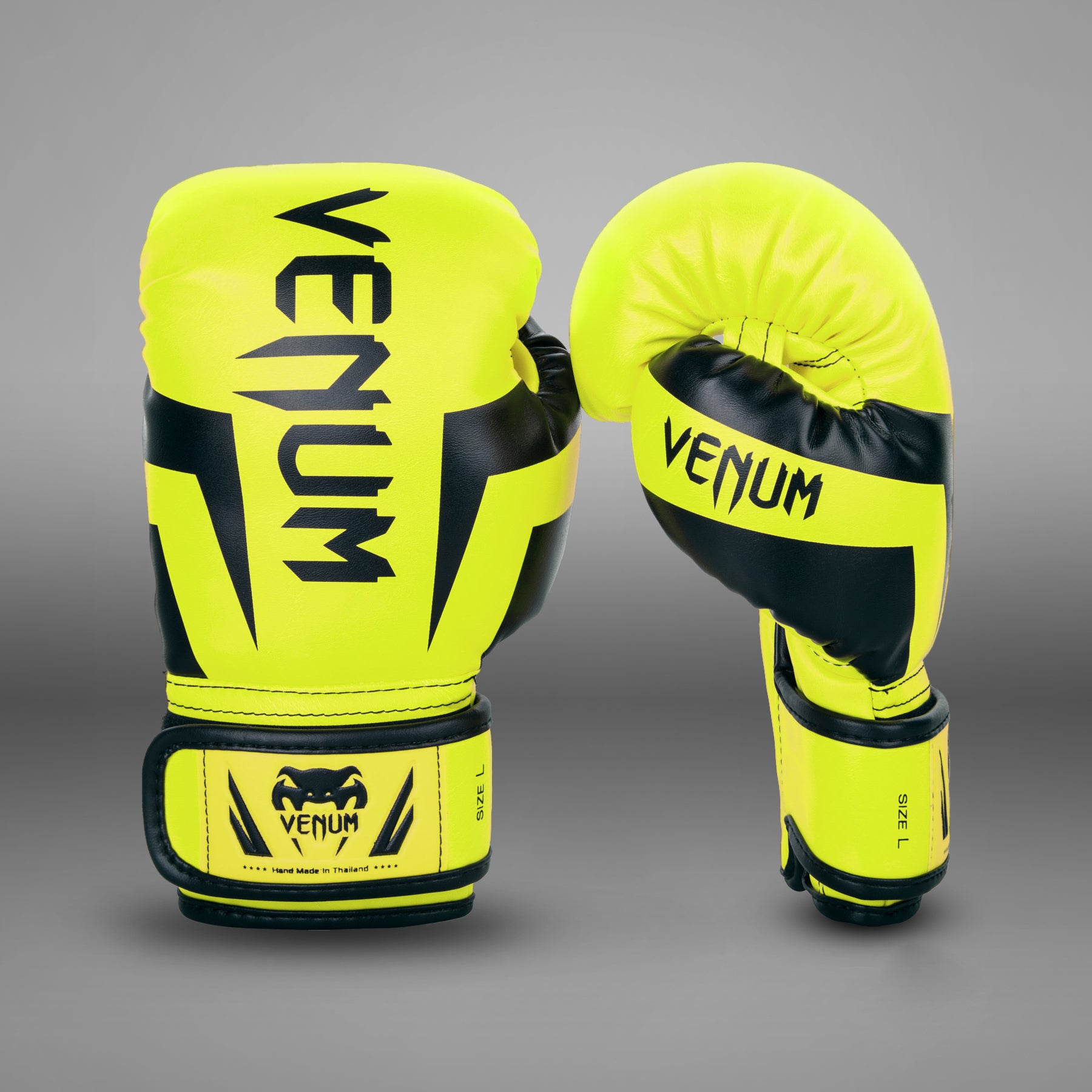 Gants de boxe enfant Venum Elite – Jaune Fluo Venum France