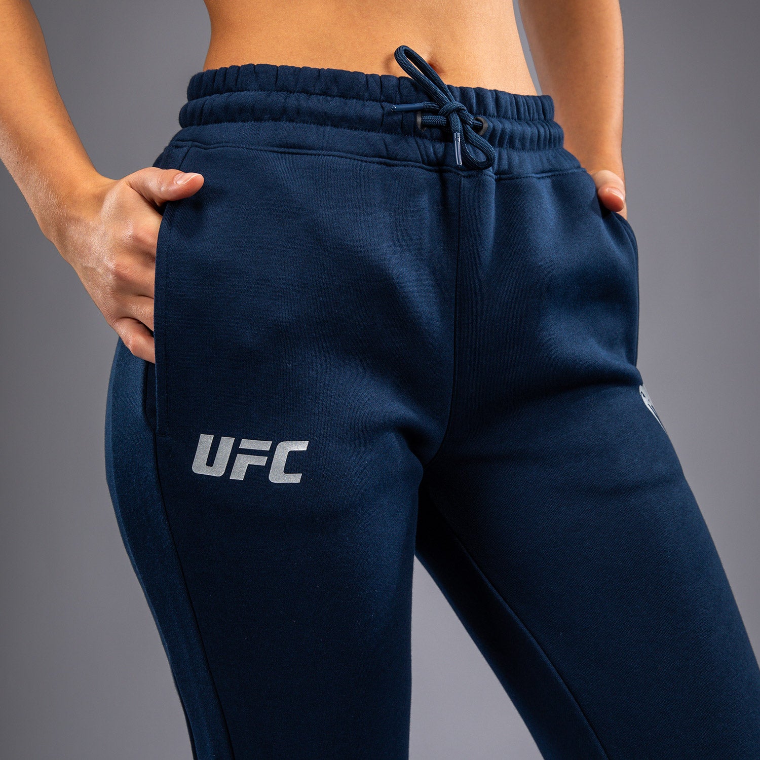 Pantalon en Coton pour Femmes UFC Fusion by Venum Fight Week - Bleu Océanique - product-type_Pantalons de jogging